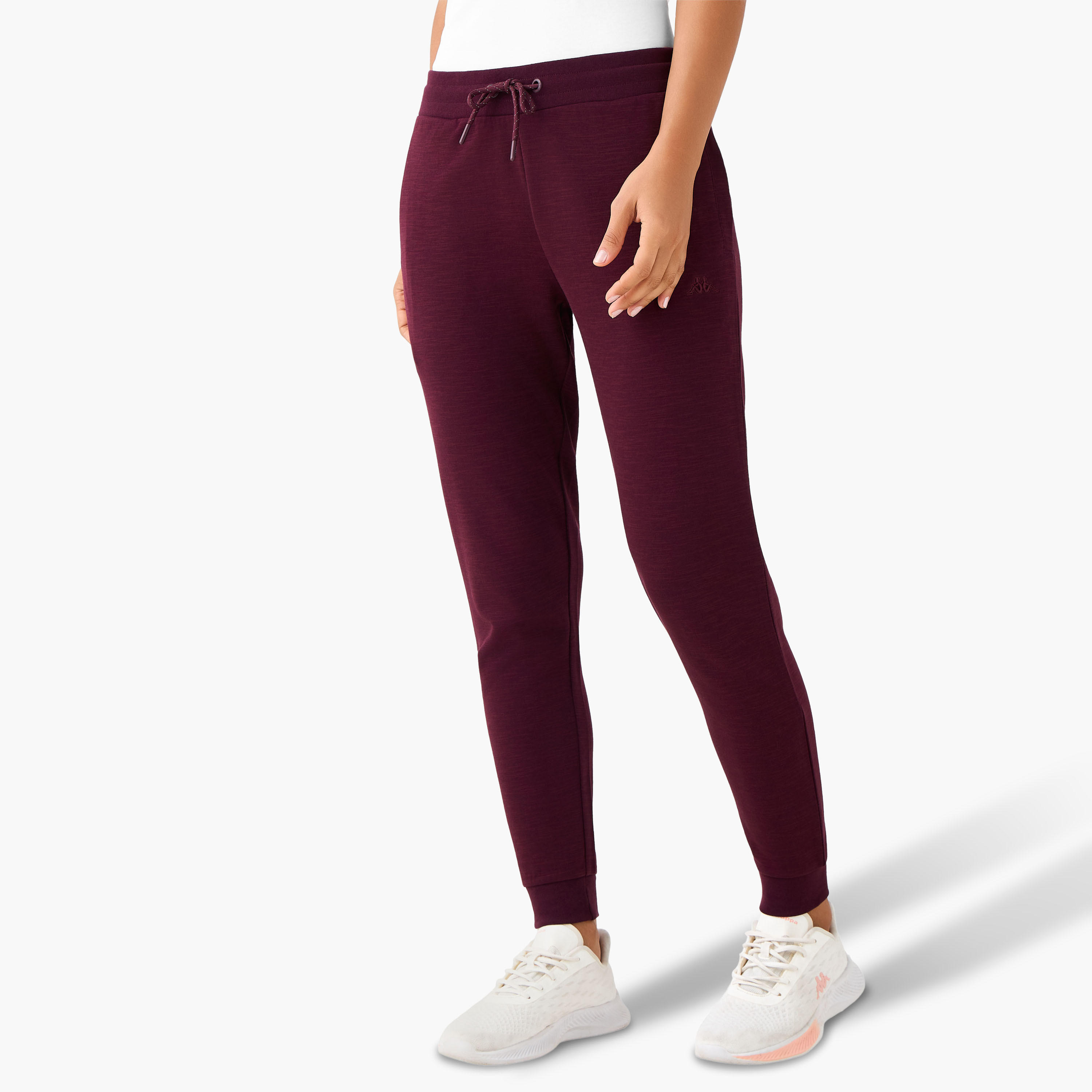 بنطلون رياضي بقصة عادية وجيوب من كابا-women-clothing-bottoms-joggers-image-5