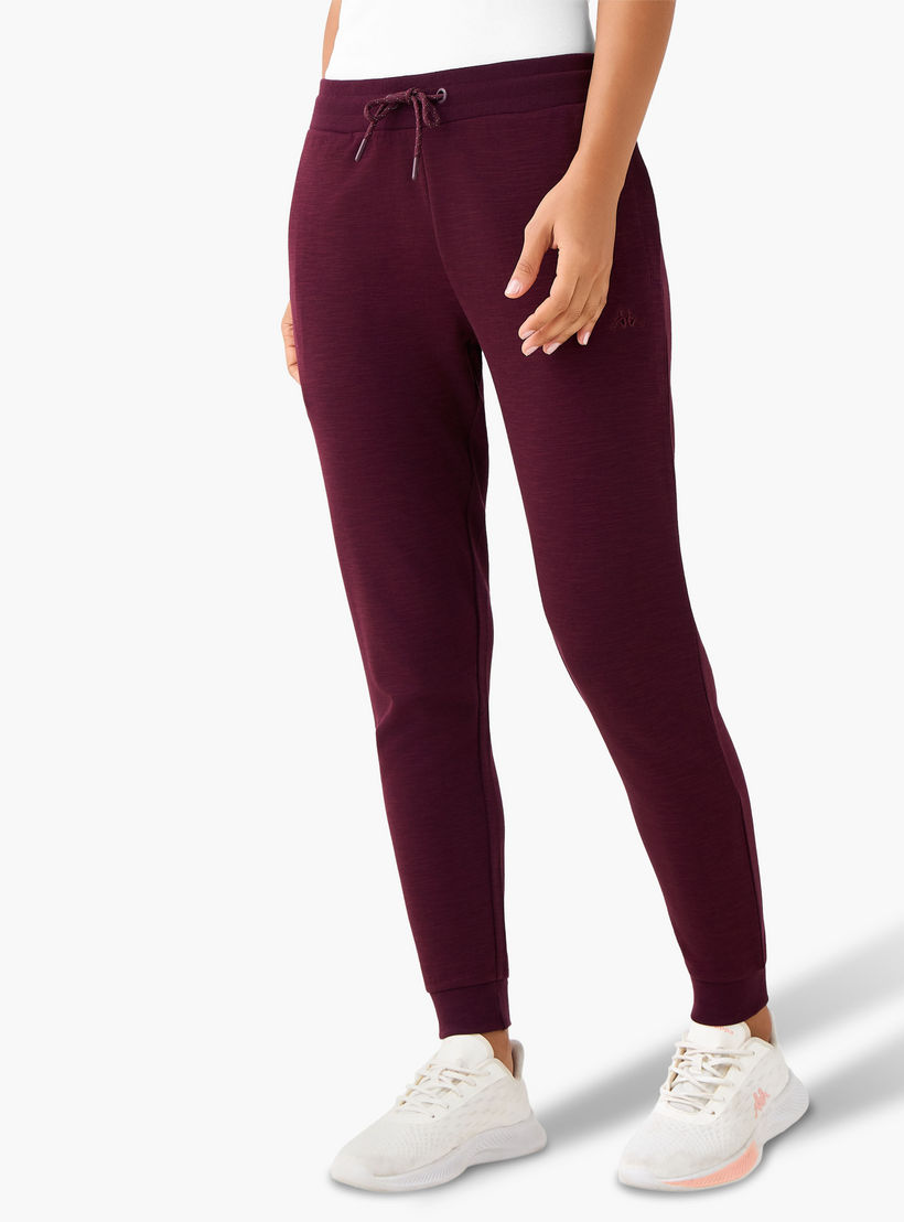 Kappa Regular Fit Joggers with Pockets-women-clothing-bottoms-joggers-image-2