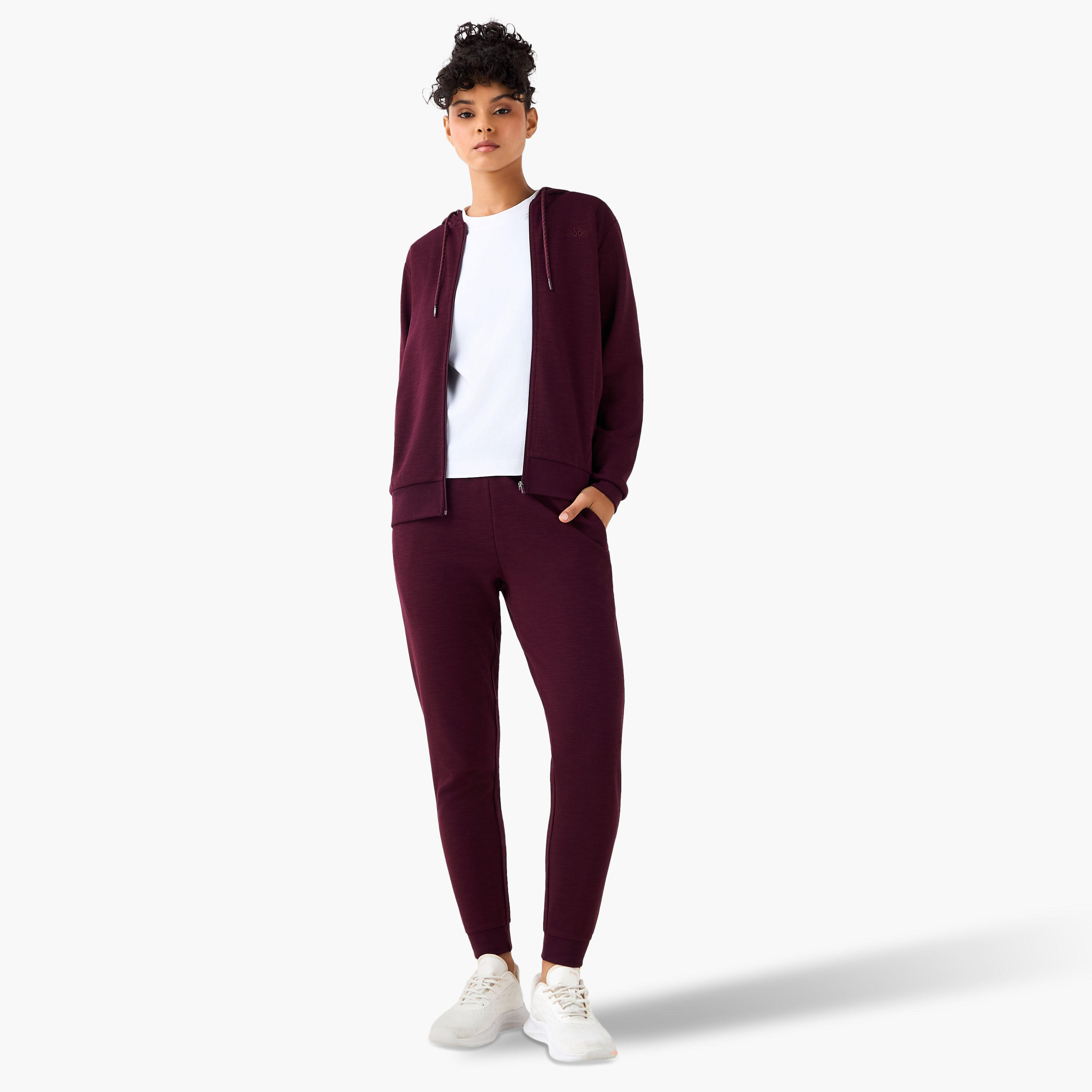 بنطلون رياضي بقصة عادية وجيوب من كابا-women-clothing-bottoms-joggers-image-4