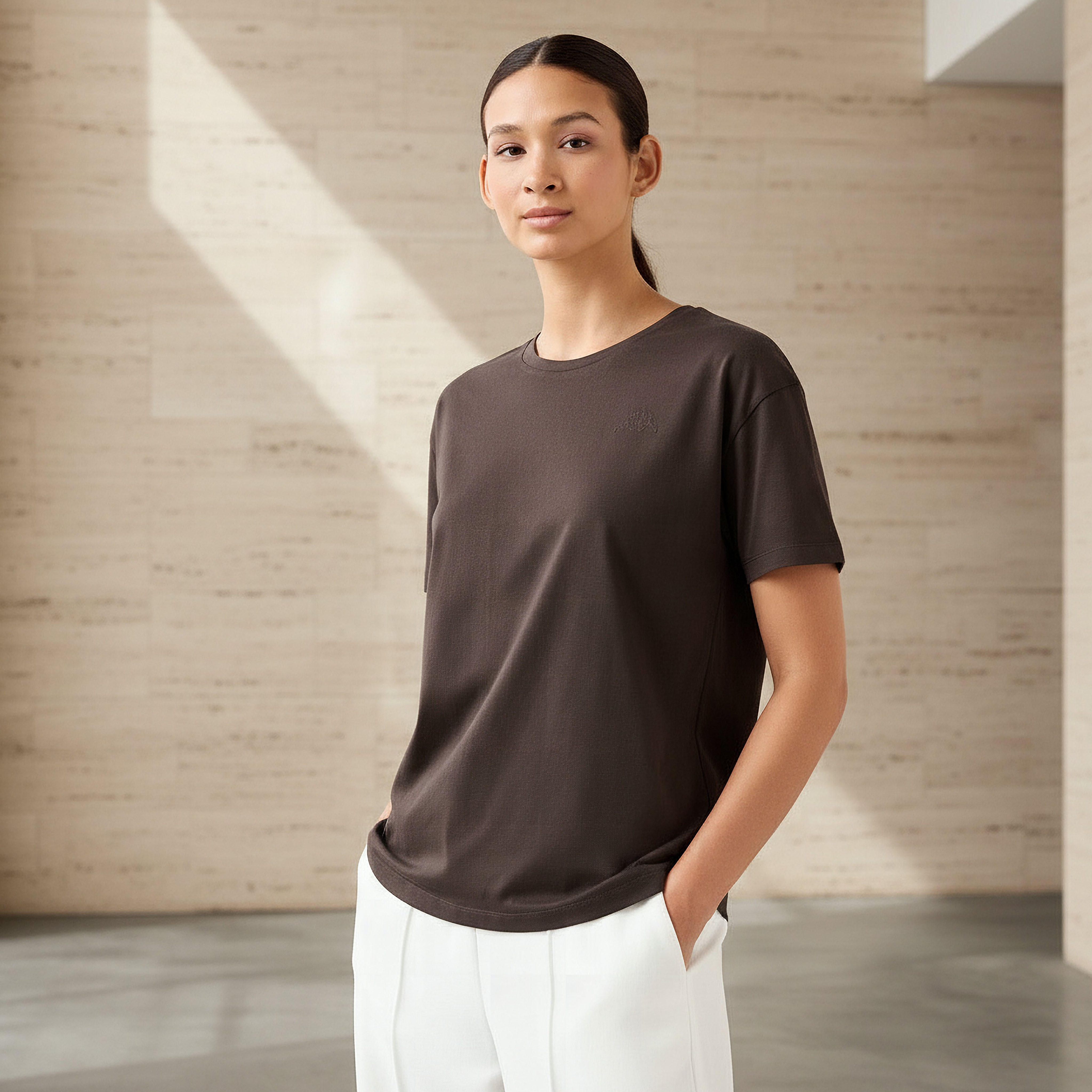Kappa Women Logo Detail T-shirt-women-clothing-tshirts-image-1