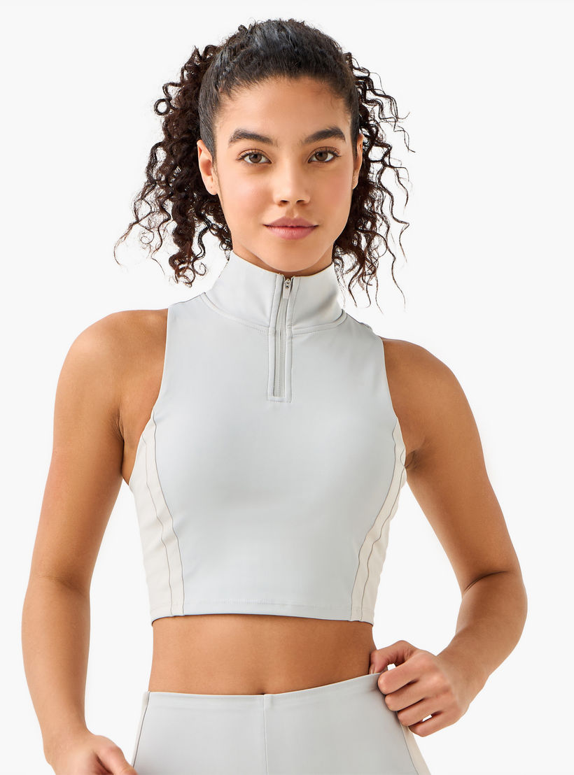 صدرية رياضية بياقة عالية للنساء من كابا-women-clothing-coordsets-image-2