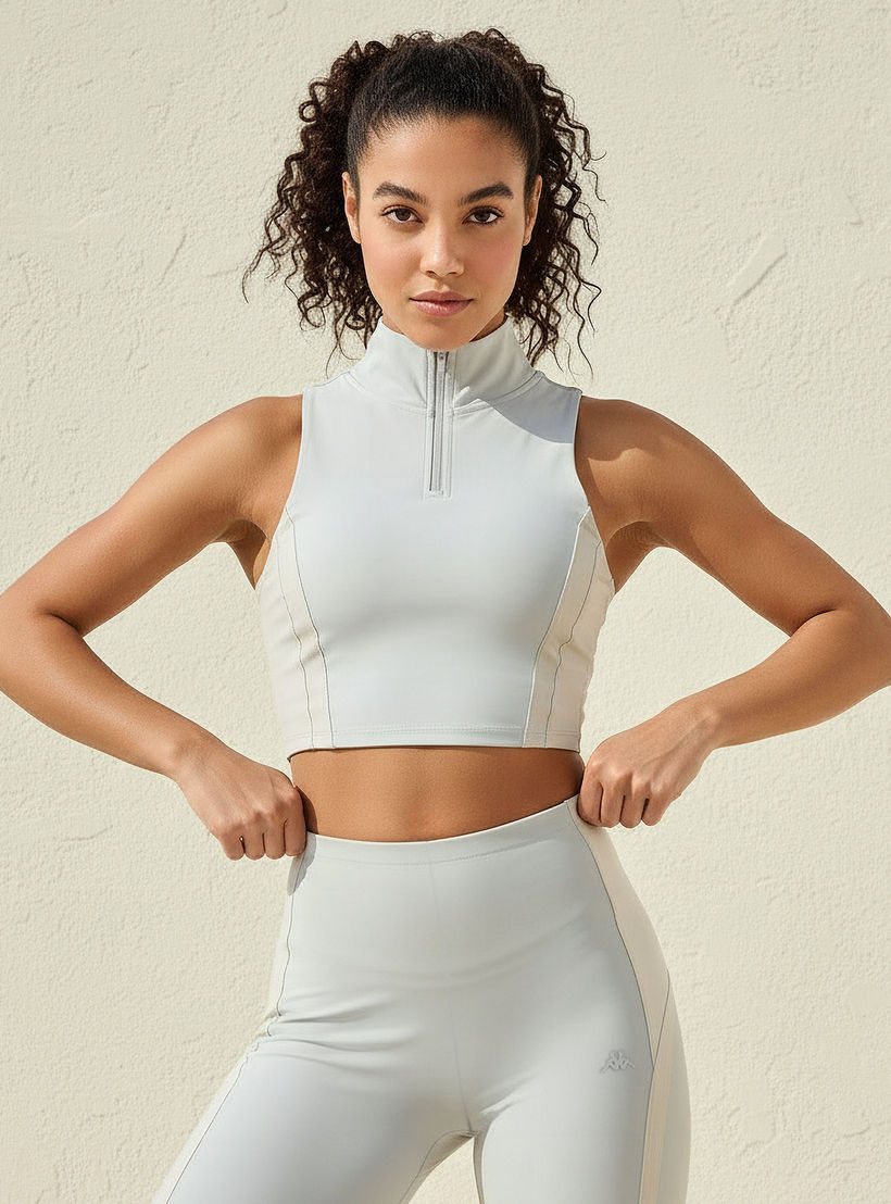 صدرية رياضية بياقة عالية للنساء من كابا-women-clothing-coordsets-image-1