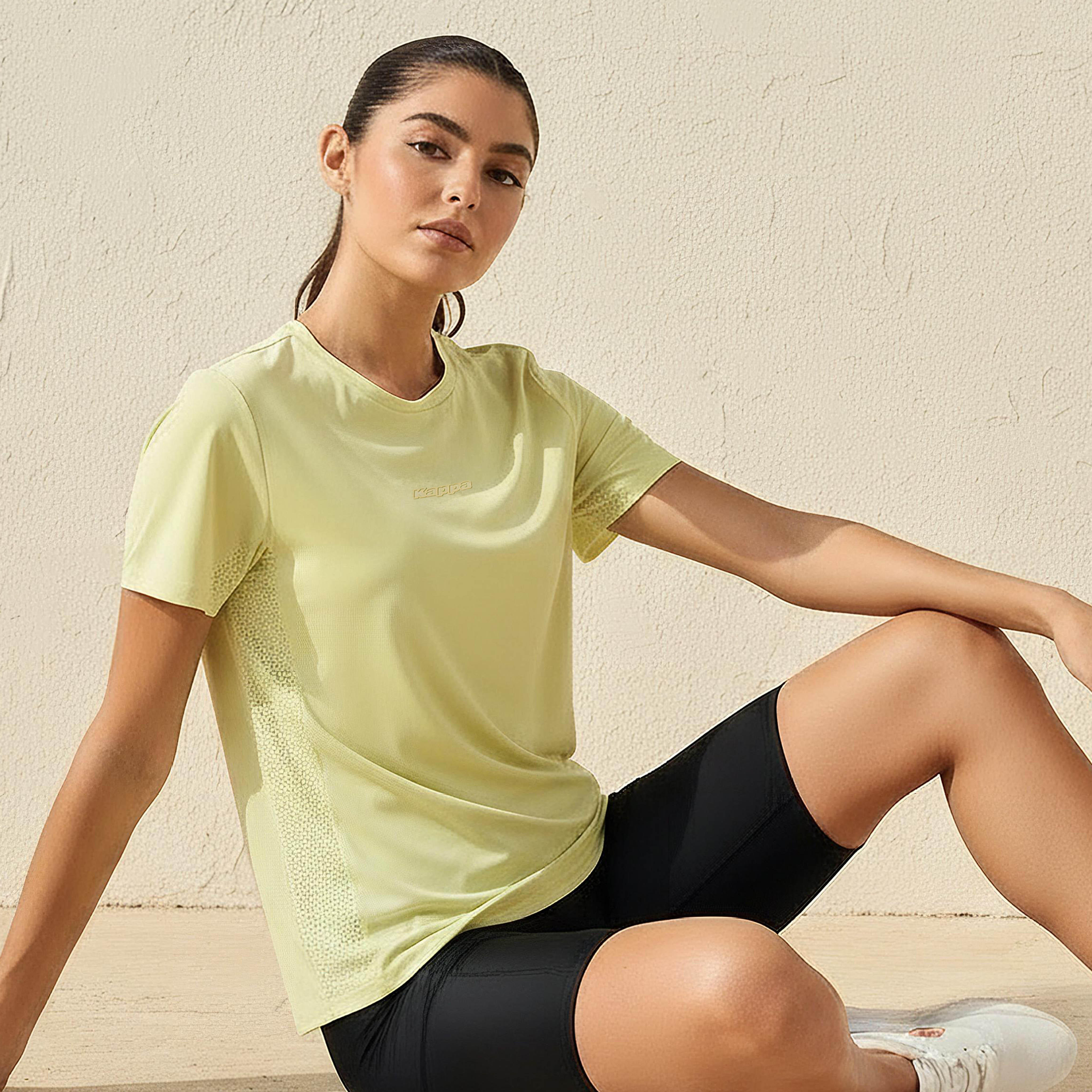 Kappa Women Lite Performance Perforated T-shirt-women-clothing-tshirts-image-1