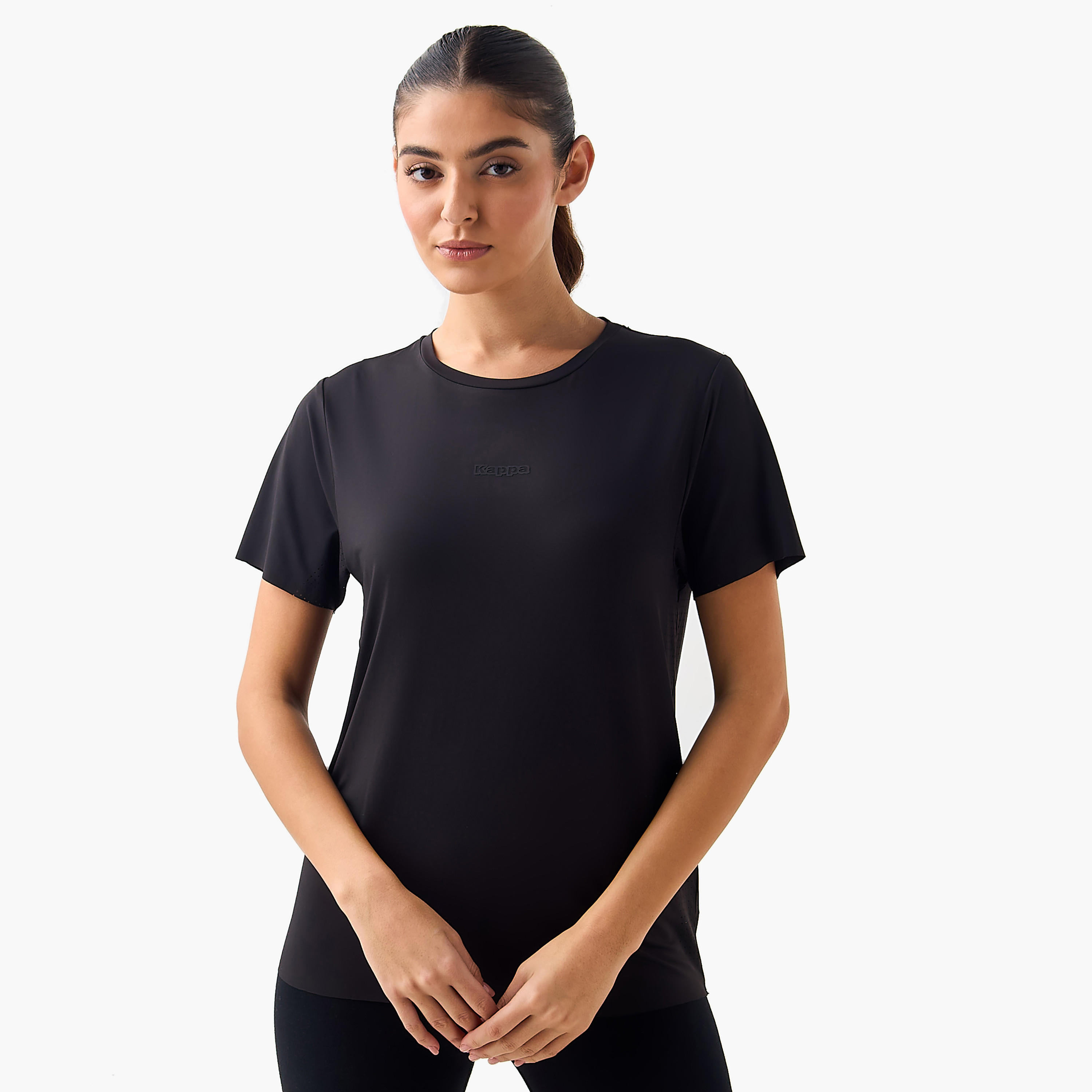 Kappa Women Lite Performance Perforated T-shirt-women-clothing-tshirts-image-2
