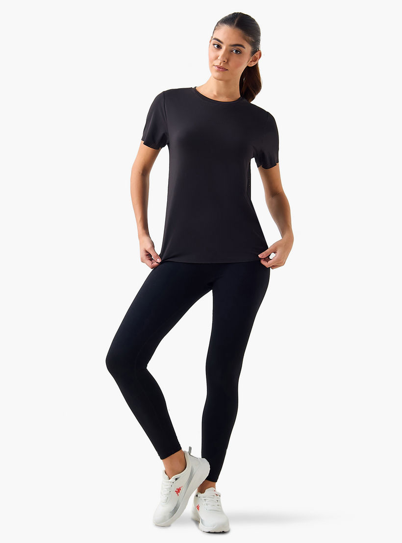 Kappa Women Lite Performance Perforated T-shirt-women-clothing-tshirts-image-3