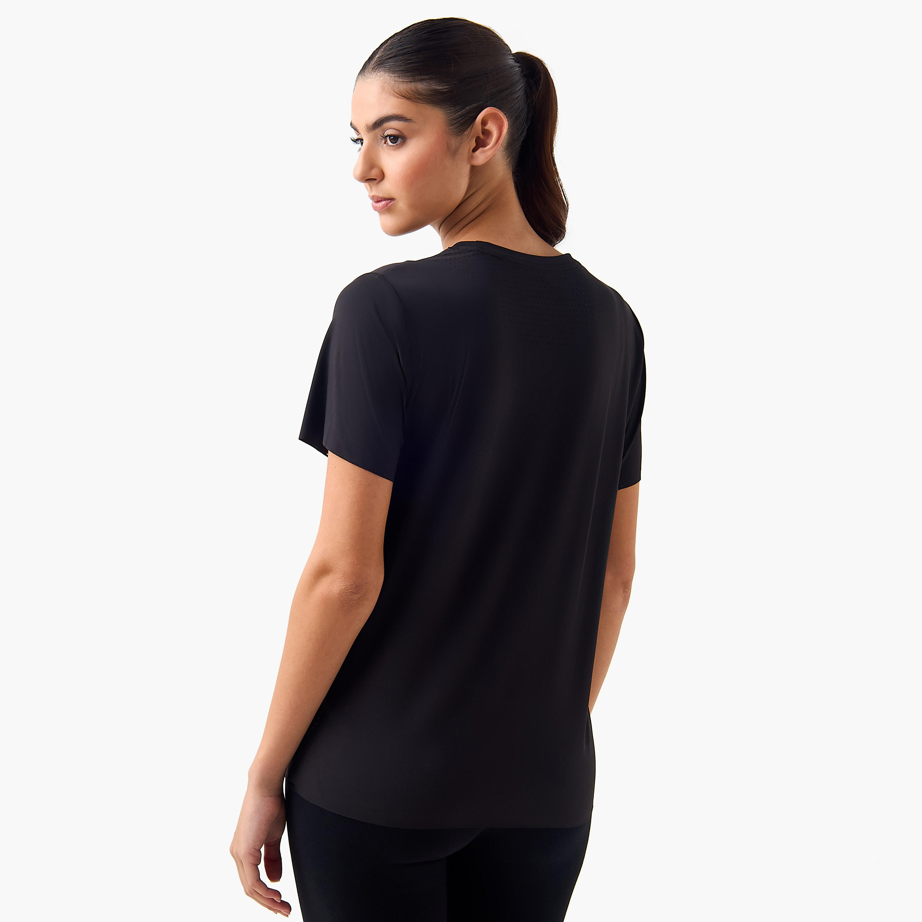 Kappa Women Lite Performance Perforated T-shirt-women-clothing-tshirts-image-4