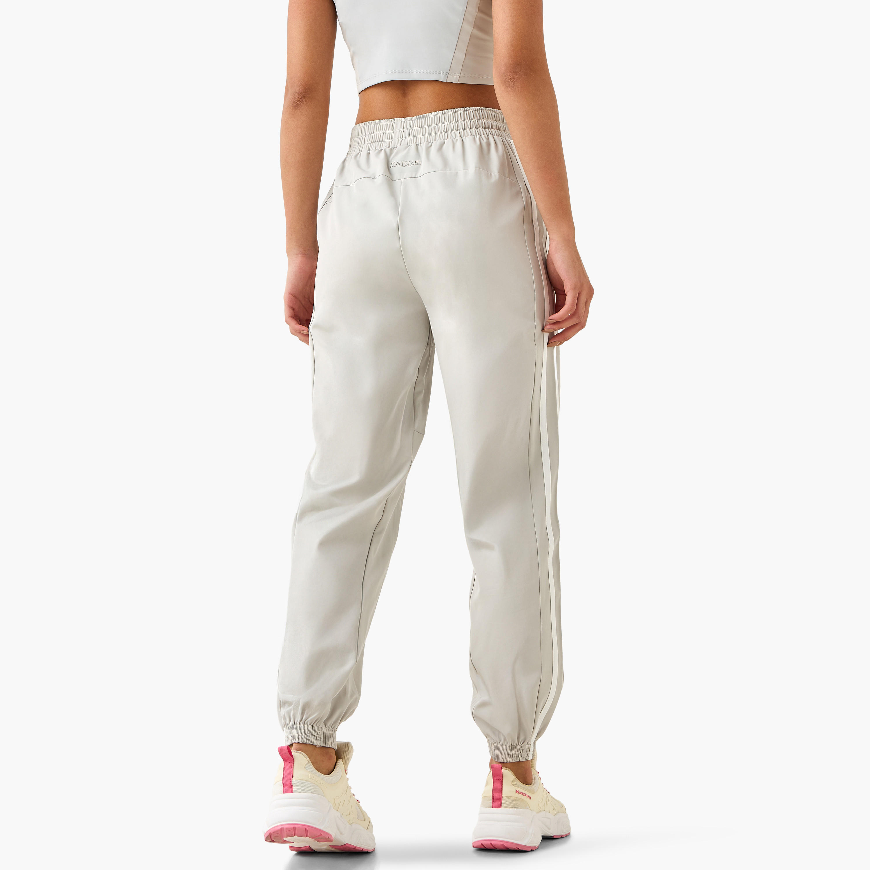 بنطلون رياضي بتفاصيل شريط للنساء من كابا-women-clothing-bottoms-joggers-image-4