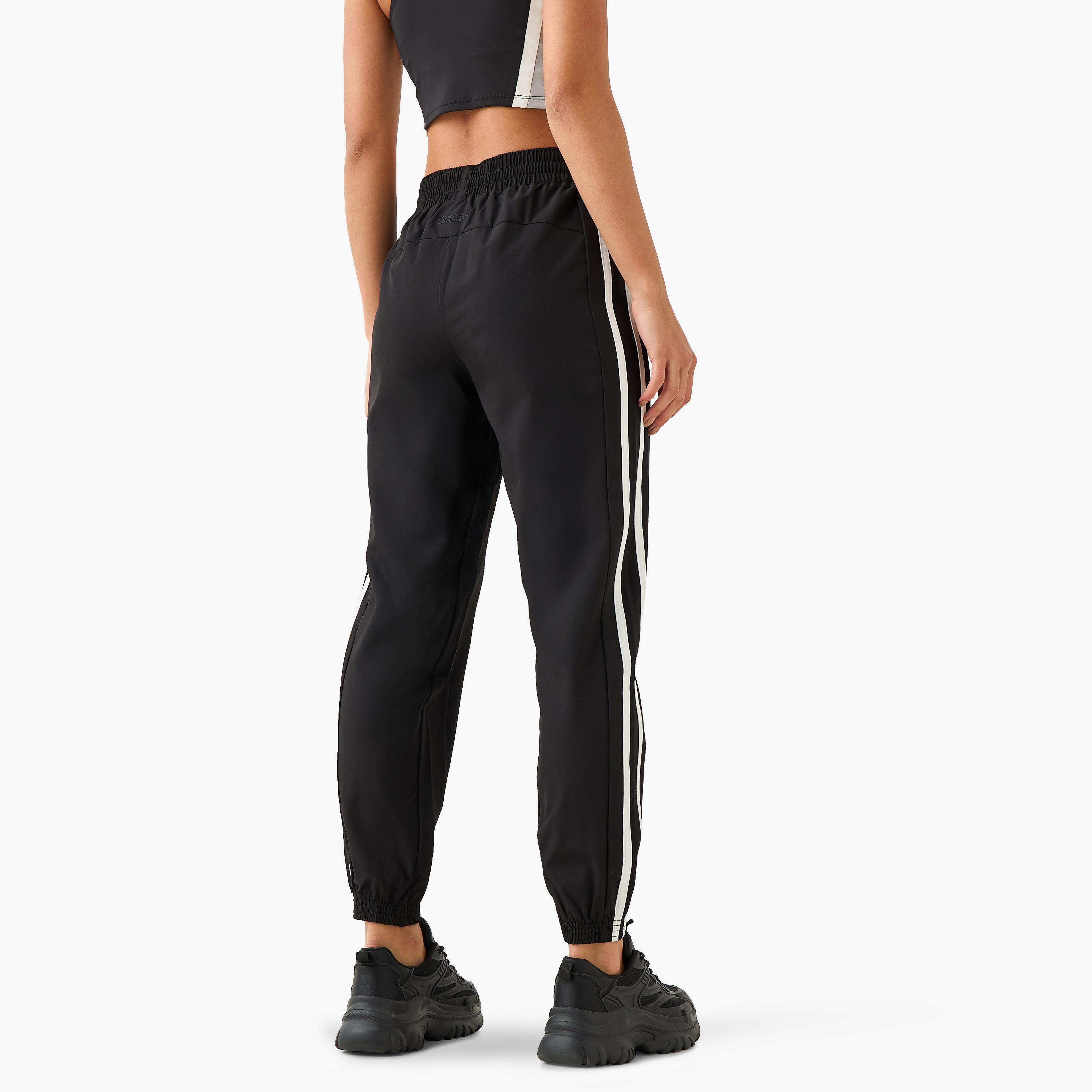 بنطلون رياضي بتفاصيل شريط للنساء من كابا-women-clothing-bottoms-joggers-image-4