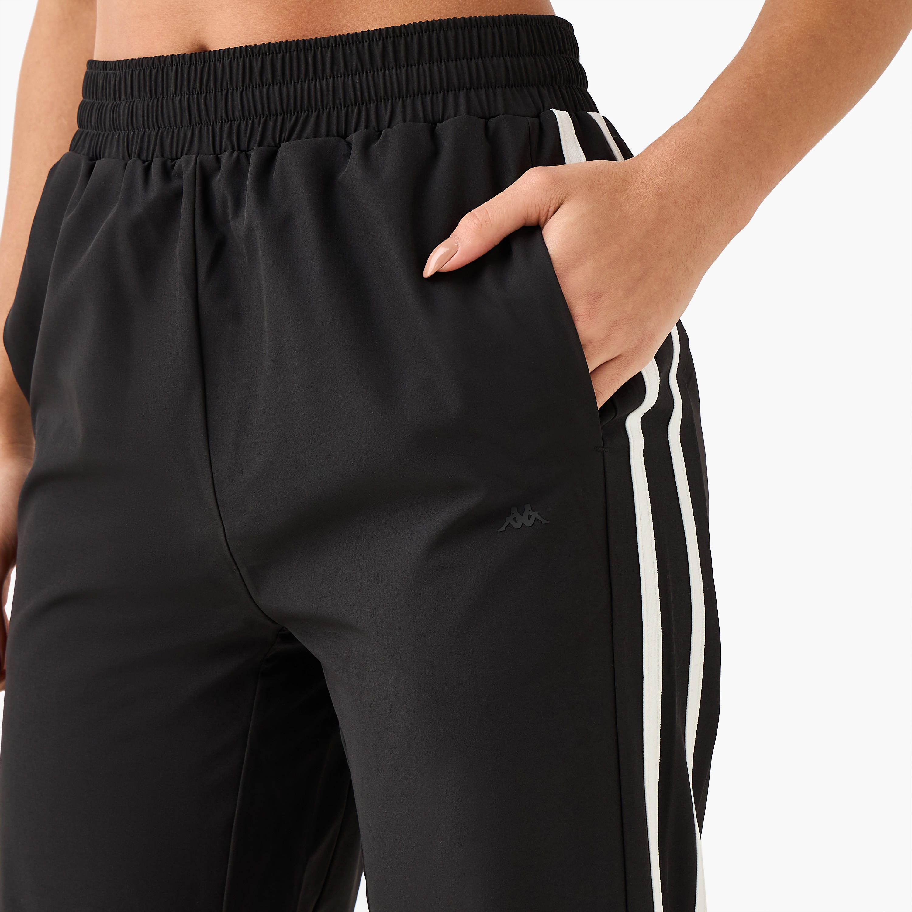 بنطلون رياضي بتفاصيل شريط للنساء من كابا-women-clothing-bottoms-joggers-image-5
