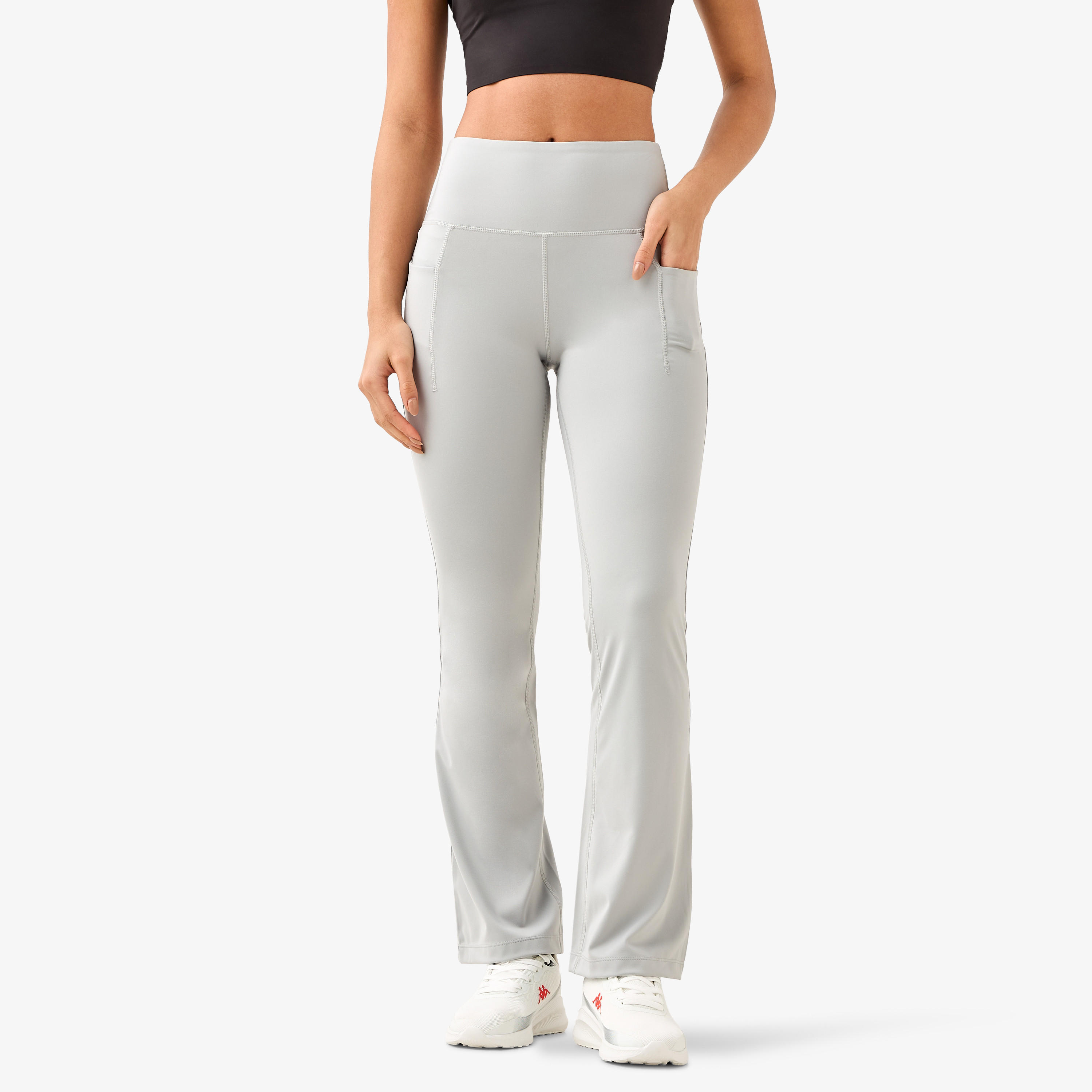 بنطلون ليقنز ضيق وواسع من الأسفل وعالي المرونة للنساء من كابا-sports-women-clothing-activewearleggings-image-2