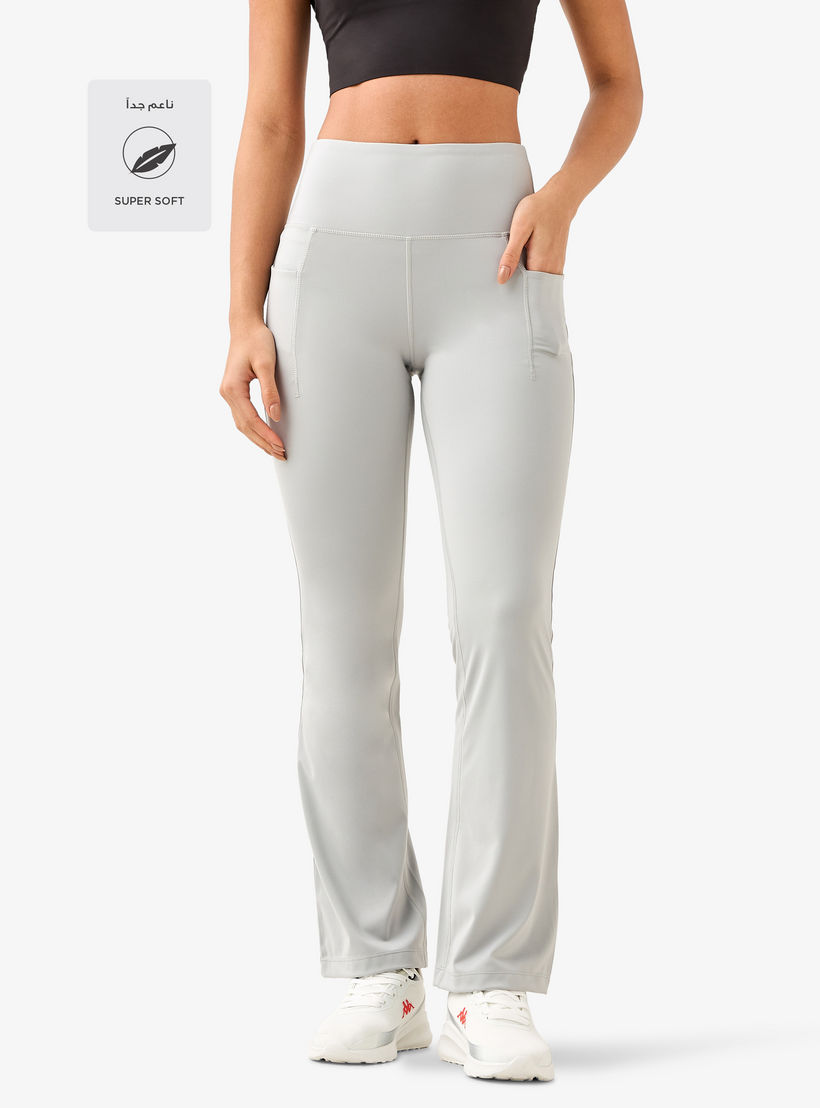 بنطلون ليقنز ضيق وواسع من الأسفل وعالي المرونة للنساء من كابا-sports-women-clothing-activewearleggings-image-3