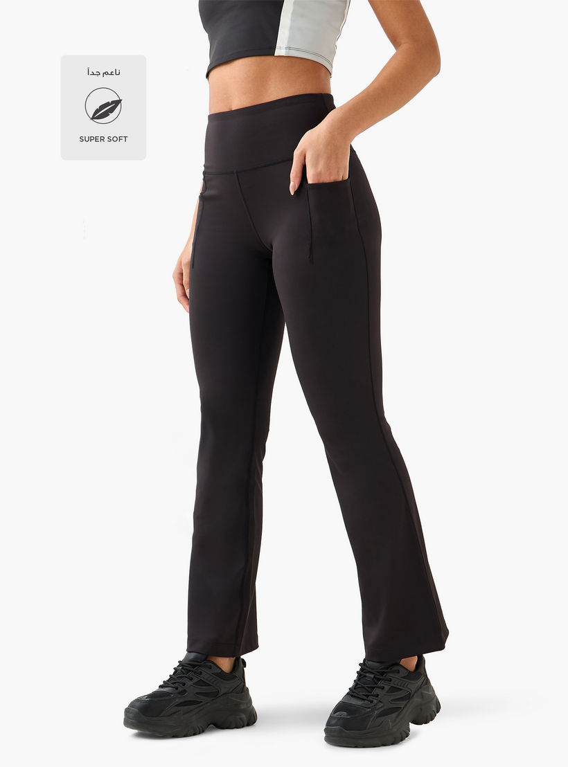 Kappa Women Fit and Flare 2 Way Stretch Leggings-sports-women-clothing-activewearleggings-image-3