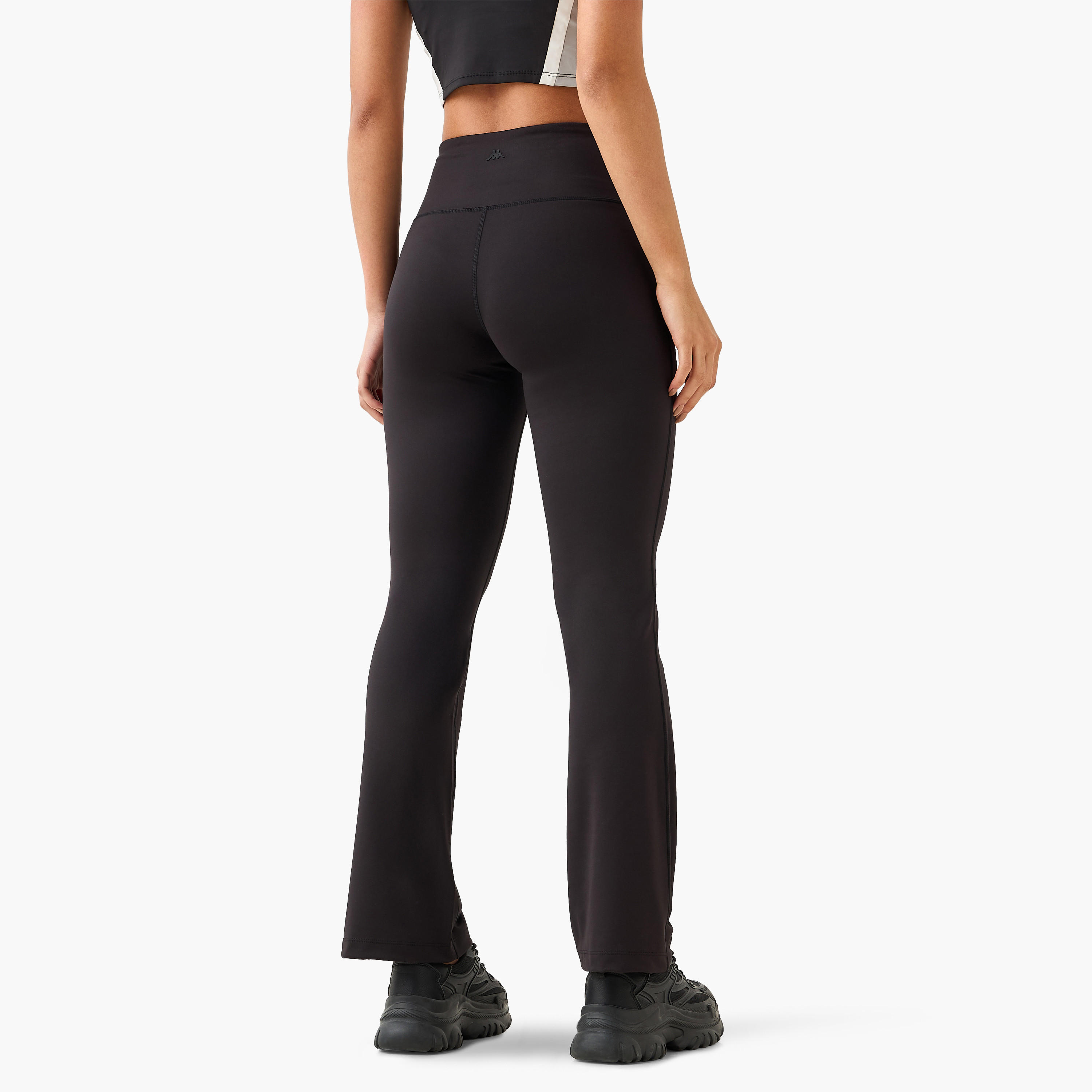 بنطلون ليقنز ضيق وواسع من الأسفل وعالي المرونة للنساء من كابا-sports-women-clothing-activewearleggings-image-4