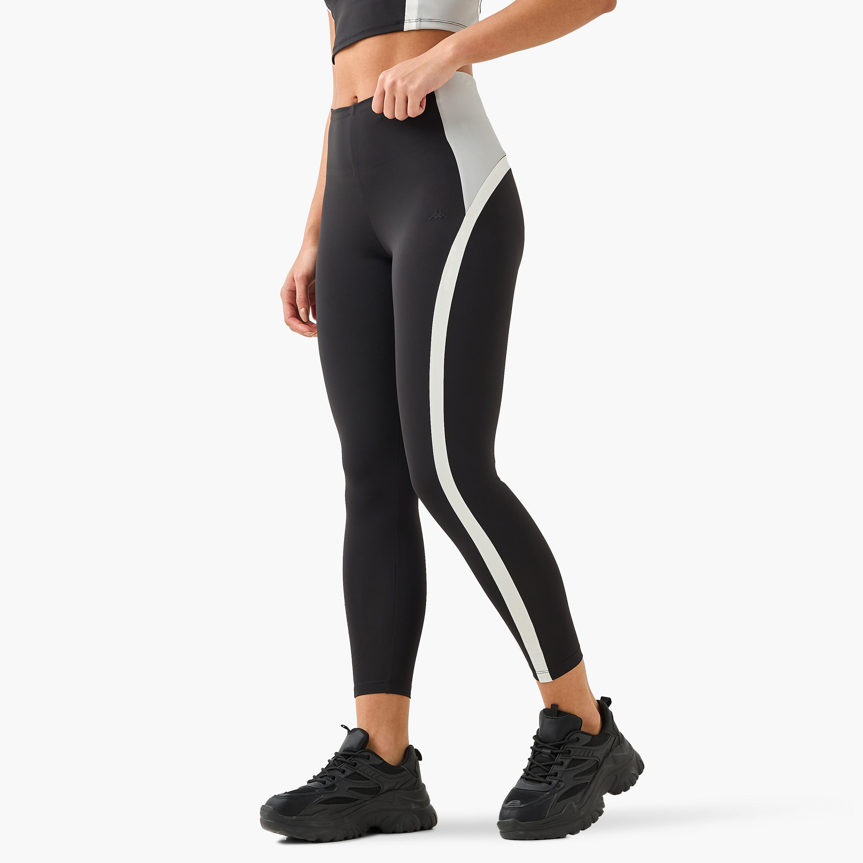 بنطلون ليقنز بتصميم قوالب ملونة للنساء من كابا-sports-women-clothing-activewearleggings-image-4