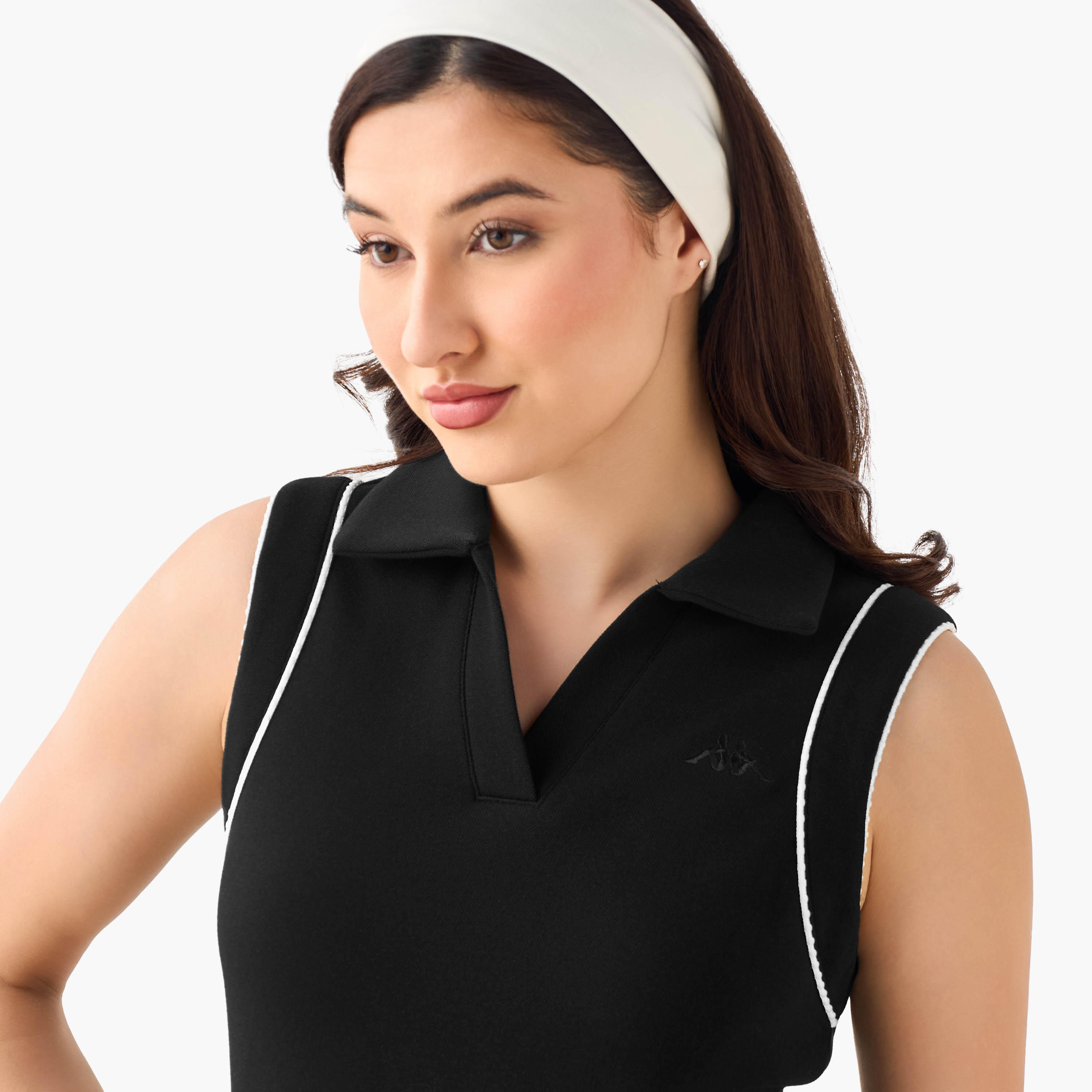 فستان تنس بيكيه للنساء من كابا-women-clothing-tshirts-image-4