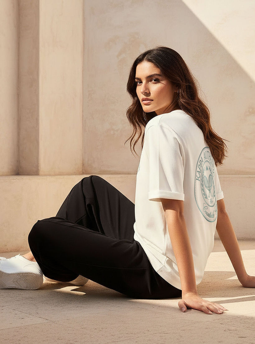 تيشيرت بطبعات جرافيك للنساء من كابا-women-clothing-tshirts-image-2