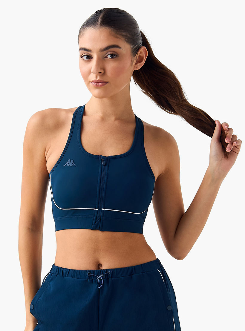 صدريّة رياضية بدعم متوسط وسحّاب إغلاق من كابا-women-clothing-lingerie-bras-image-1