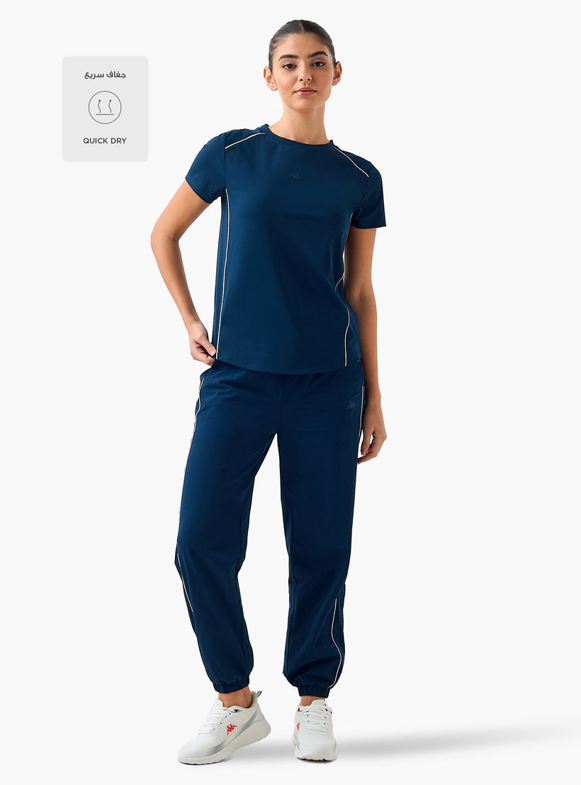 تيشيرت بتصاميم مغايرة وخيوط بارزة للنساء من كابا-women-clothing-tshirts-image-2