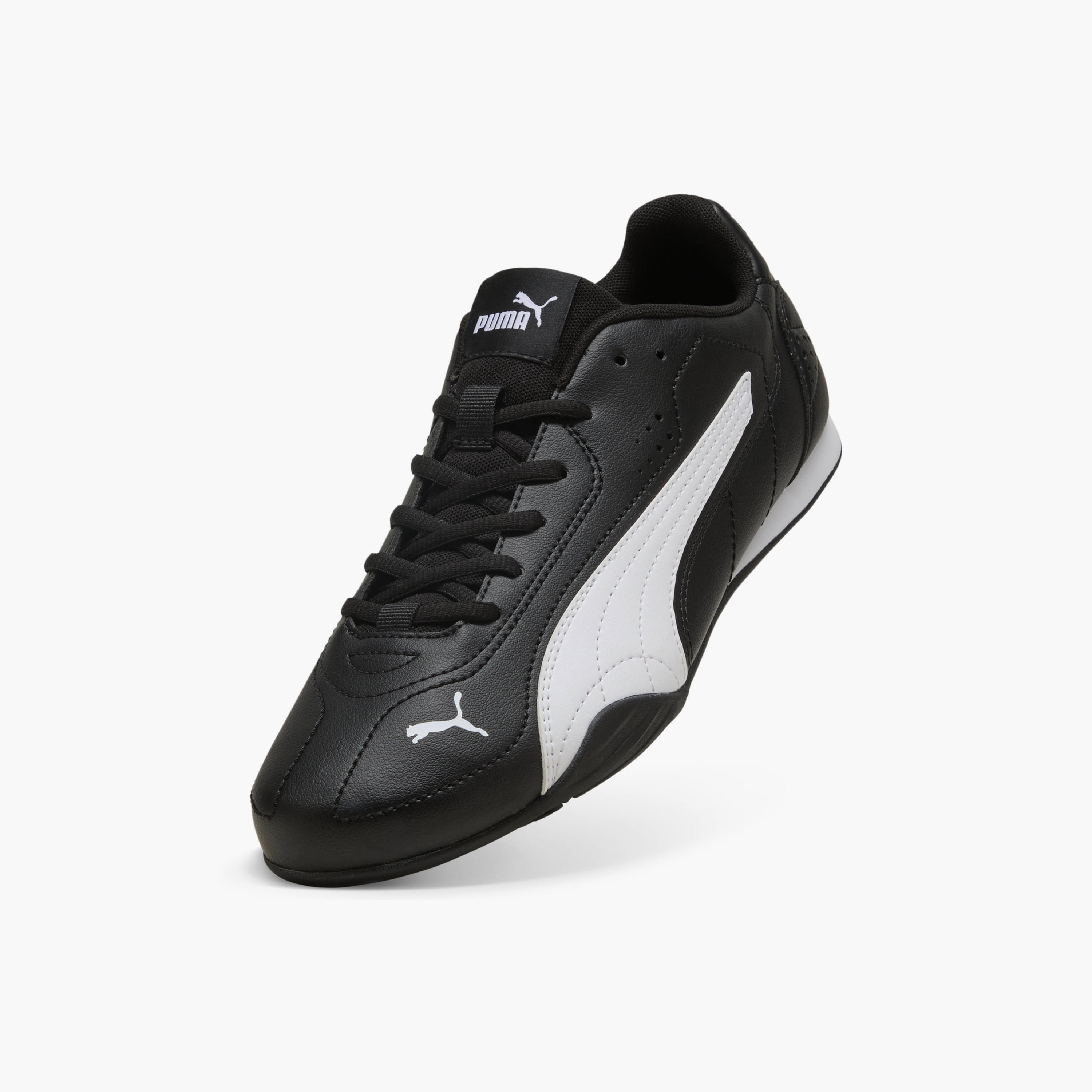 Puma Men Catch Leather Lace-Up Low Ankle Sneakers-sports-men-shoes-image-5