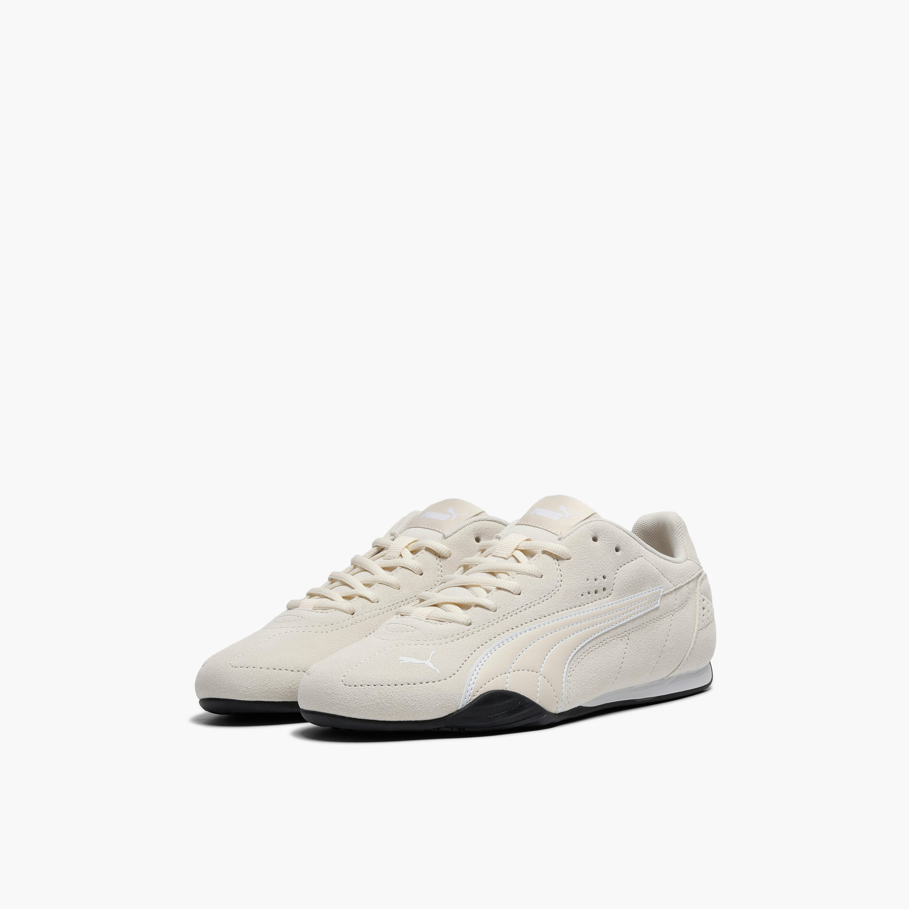 Puma Women Catch SD Lace-Up Leather Sports Shoes-women-shoes-sneakers-image-1