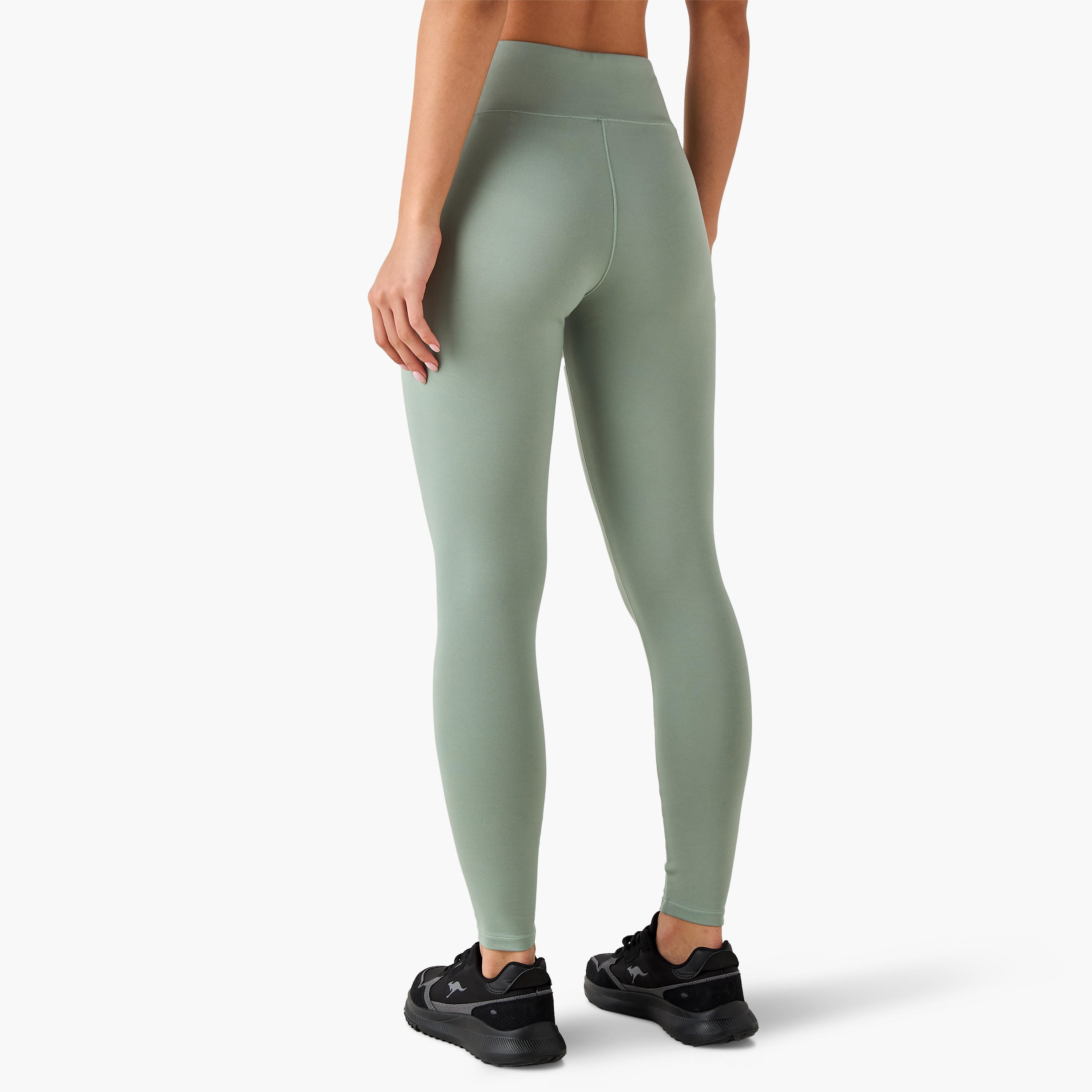بنطلون ليقنز نسائي رياضي بخصر مرتفع من كابا-sports-women-clothing-activewearleggings-image-4