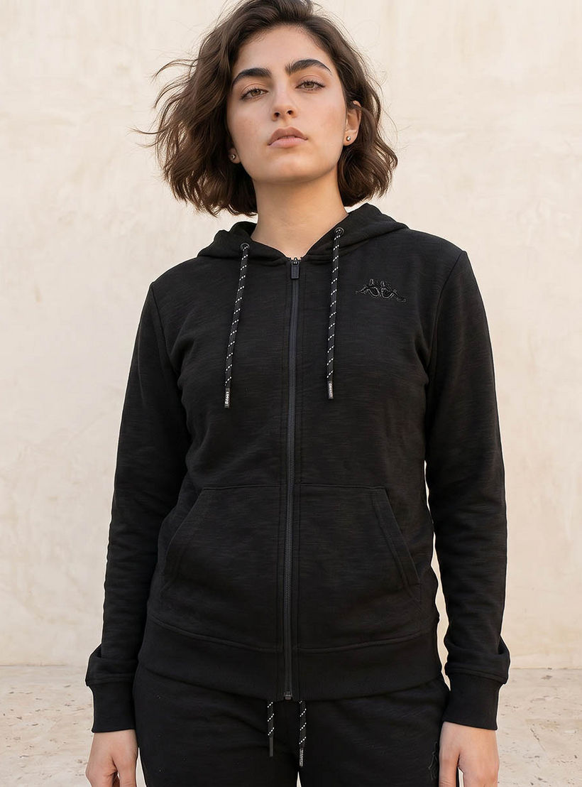 هودي نسائي بسحاب وتصميم عصري مريح من كابا-sports-women-clothing-hoodiesandsweatshirts-image-1