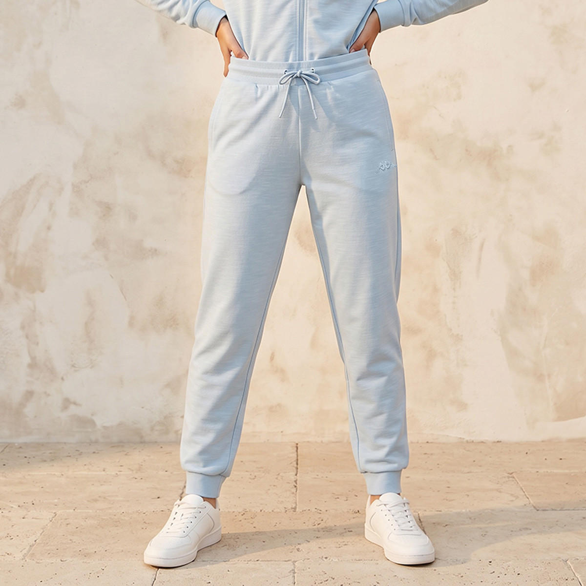 بنطلون رياضي بخصر برباط للنساء من كابا-women-clothing-bottoms-joggers-image-1