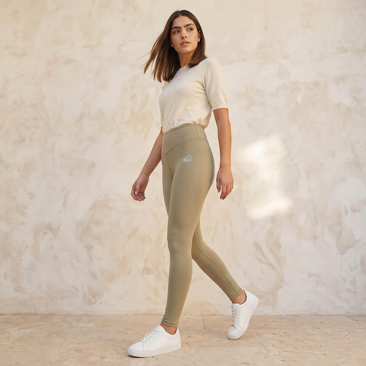 بنطلون ليقنز رياضي مطاطي باتجاهين للنساء من كابا-sports-women-clothing-activewearleggings-image-3