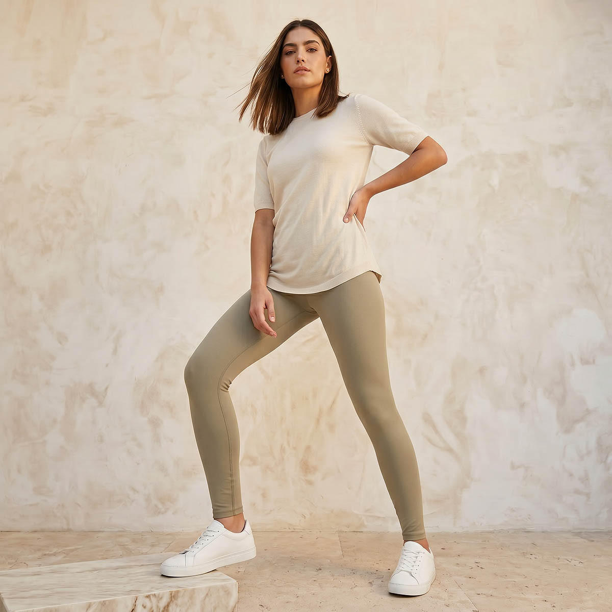 Kappa Women 2-Way Stretch Performance Leggings-sports-women-clothing-activewearleggings-image-5