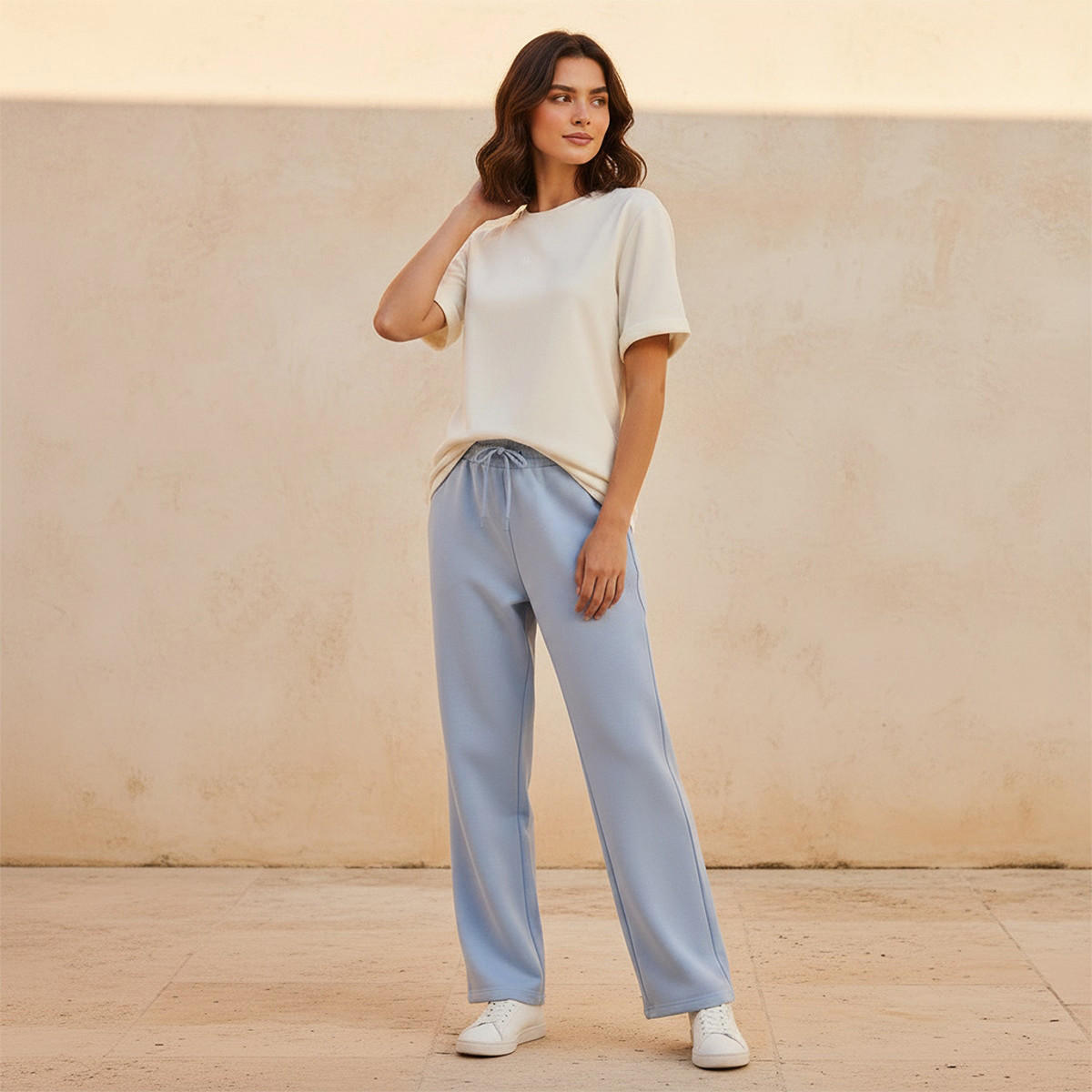 تيشيرت بطبعات قابل للتمدد في اتجاهين من كابا-women-clothing-tshirts-image-3