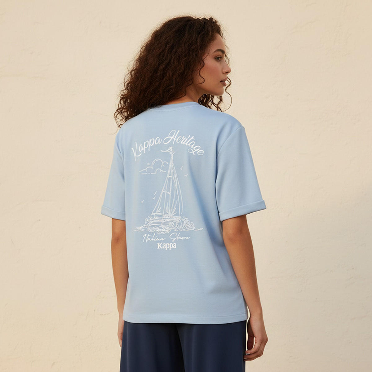 تيشيرت بطبعات قابل للتمدد في اتجاهين من كابا-women-clothing-tshirts-image-4