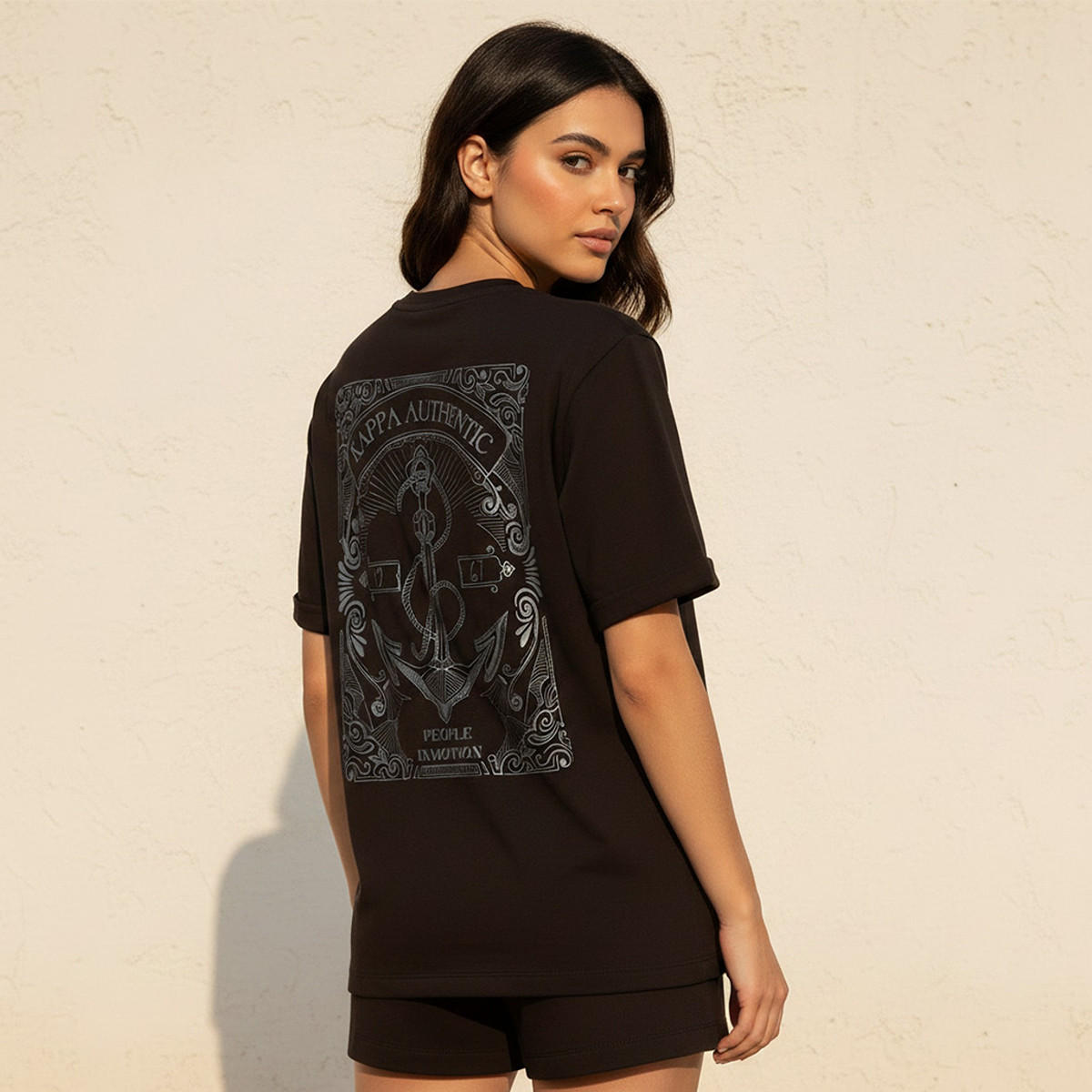 تيشيرت بطبعات قابل للتمدد في اتجاهين من كابا-women-clothing-tshirts-image-4