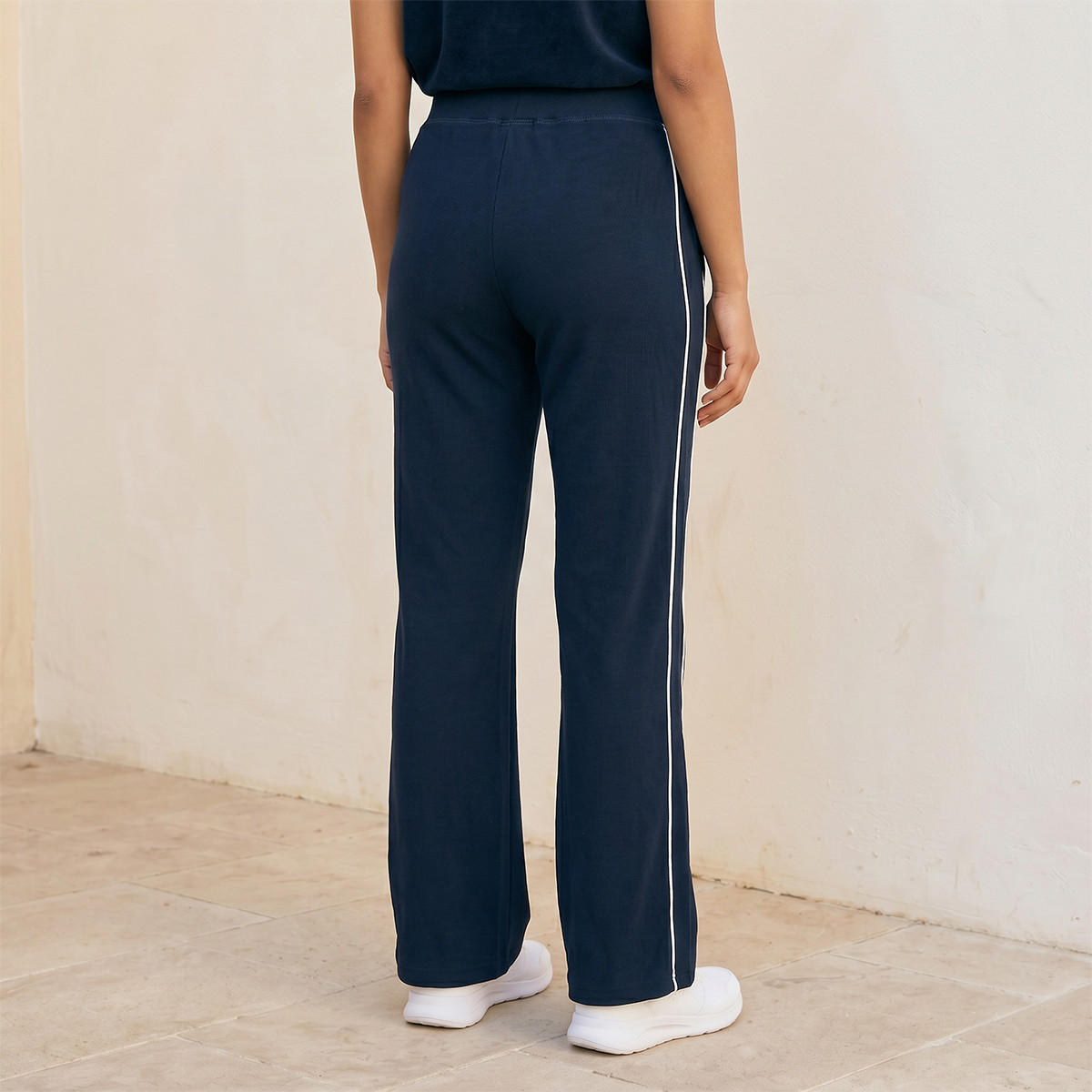 Kappa 2 Way Stretch Ribbed Wide Leg Pants-women-clothing-bottoms-joggers-image-4