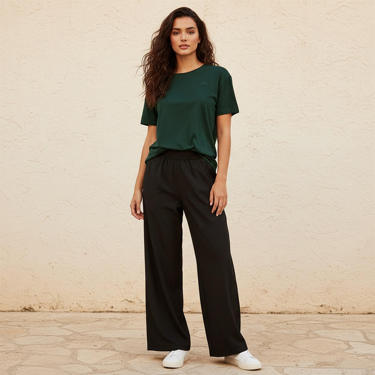 بنطلون مرن واسع الساقين من كابا-women-clothing-sportswearandactivewear-bottoms-joggersandtrackpants-image-3