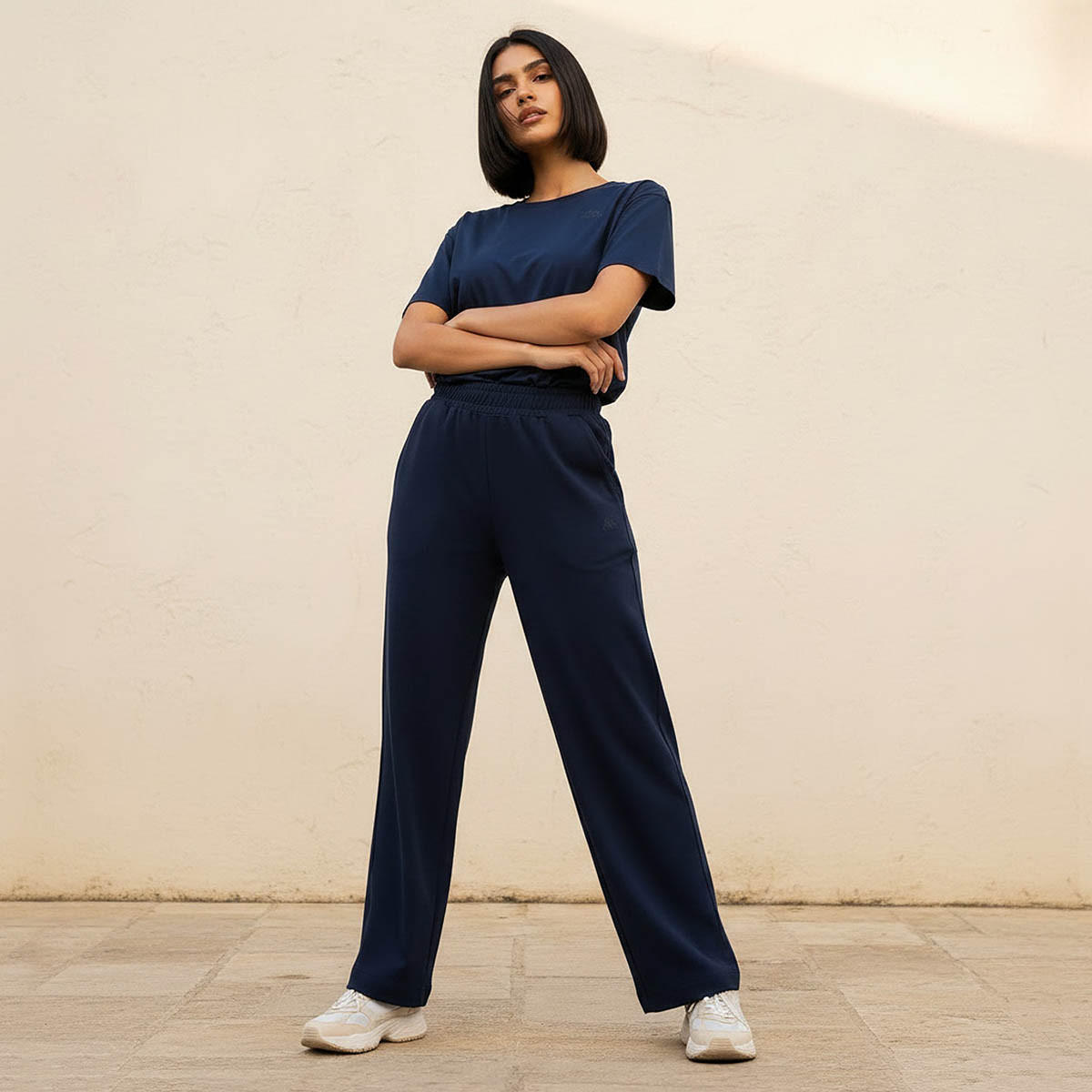 Kappa Women Elasticated Waist Wide Leg Pants-women-clothing-bottoms-joggers-image-5