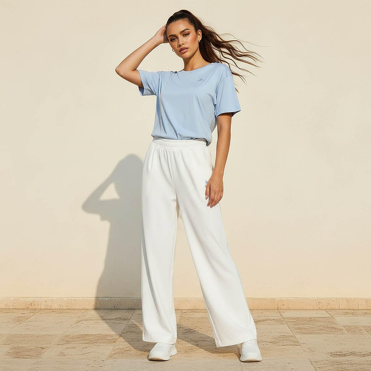 Kappa Women Elasticated Waist Wide Leg Pants-women-clothing-bottoms-joggers-image-5