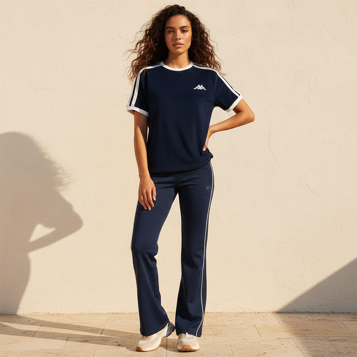 Kappa Logo Embroidered T-shirt-sports-women-clothing-tshirtsandvests-image-3