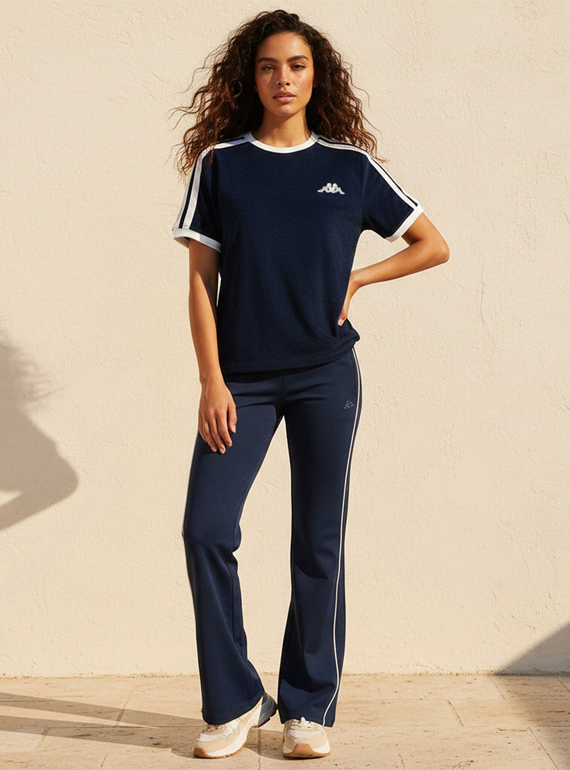 Kappa Logo Embroidered T-shirt-sports-women-clothing-tshirtsandvests-image-3