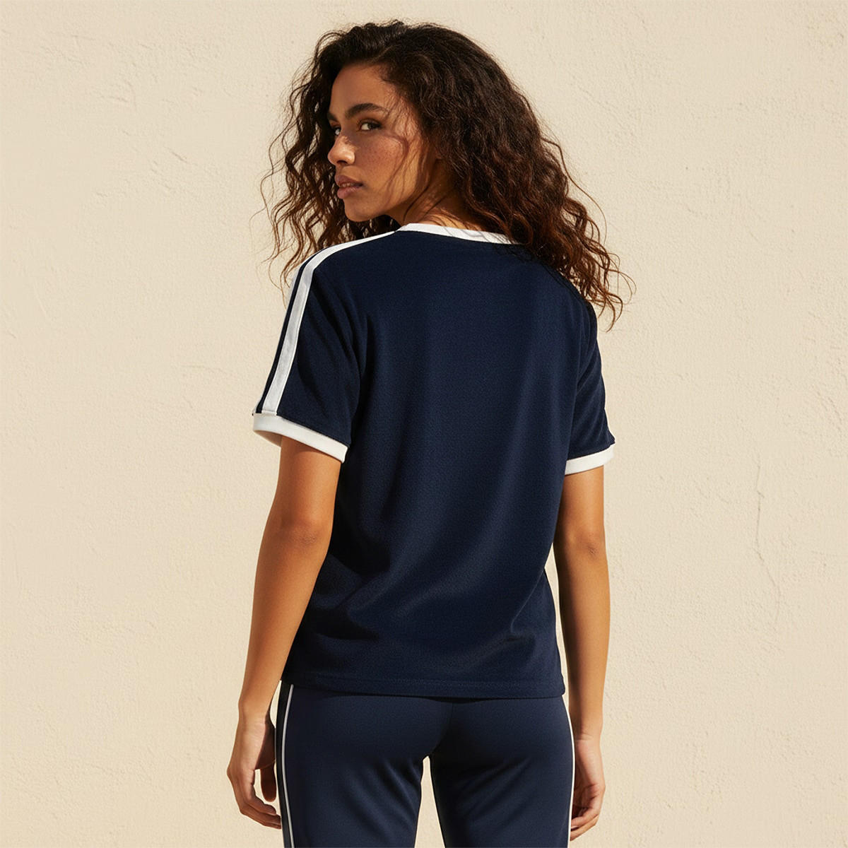 Kappa Logo Embroidered T-shirt-sports-women-clothing-tshirtsandvests-image-4