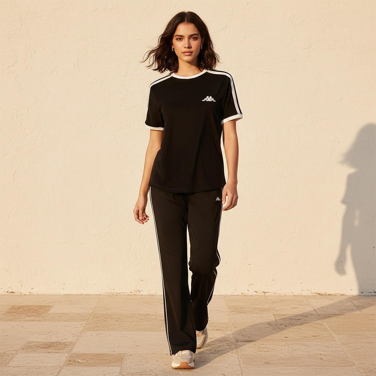 Kappa Logo Embroidered T-shirt-women-clothing-tshirts-image-3