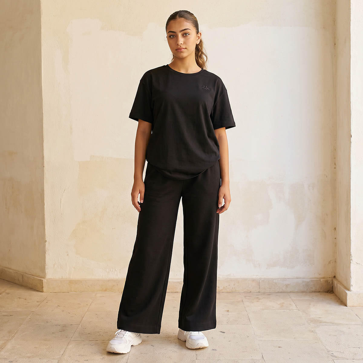 Kappa Women Logo Embroidered T-shirt-women-clothing-tshirts-image-3