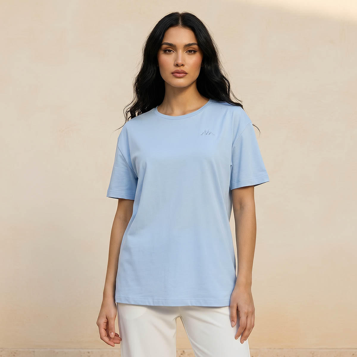Kappa Women Logo Embroidered T-shirt-women-clothing-tshirts-image-1