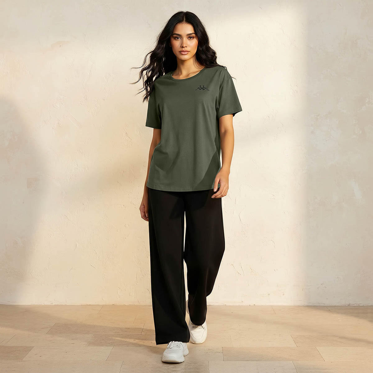 Kappa Women Logo Embroidered T-shirt-women-clothing-tshirts-image-3