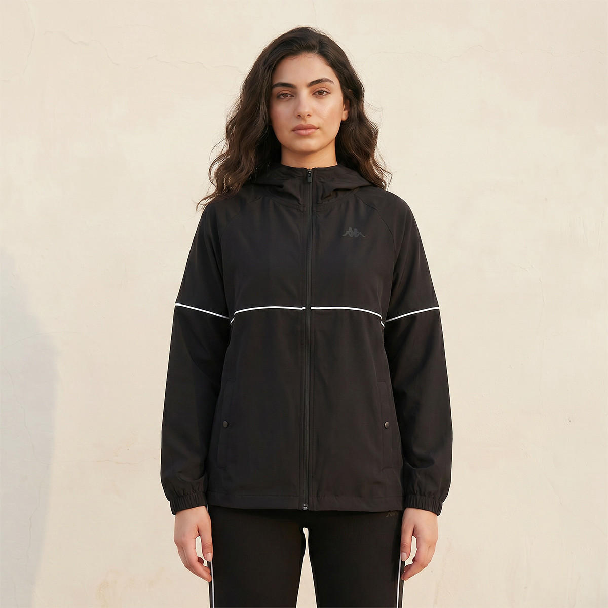 Kappa 2 Way Stretch Zip Through Jacket-sports-women-clothing-coatsandjackets-jackets-image-1