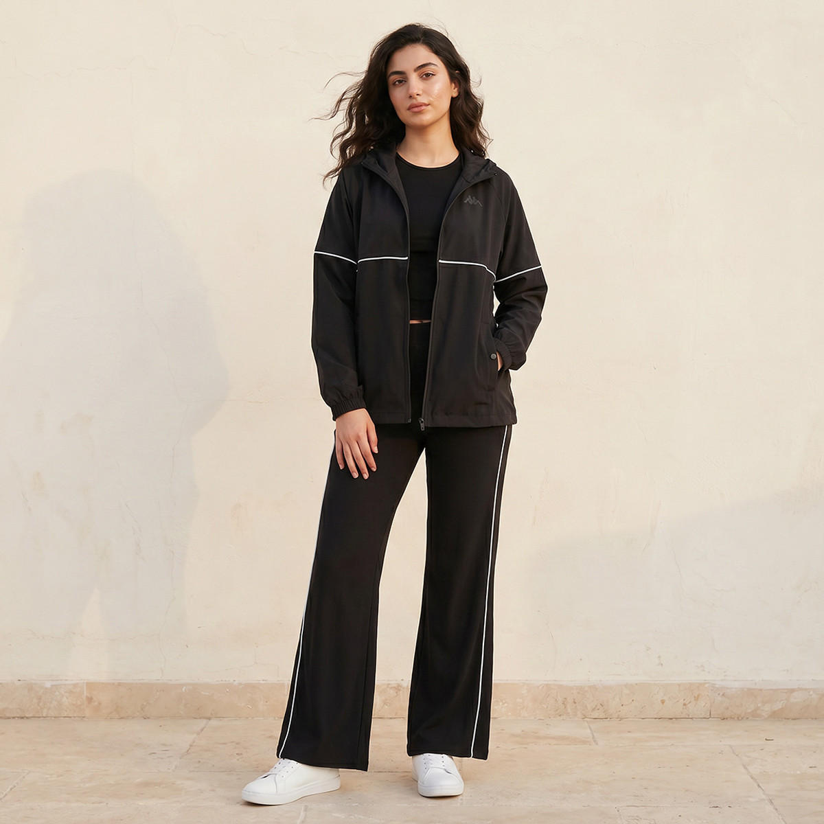 Kappa 2 Way Stretch Zip Through Jacket-sports-women-clothing-coatsandjackets-jackets-image-3