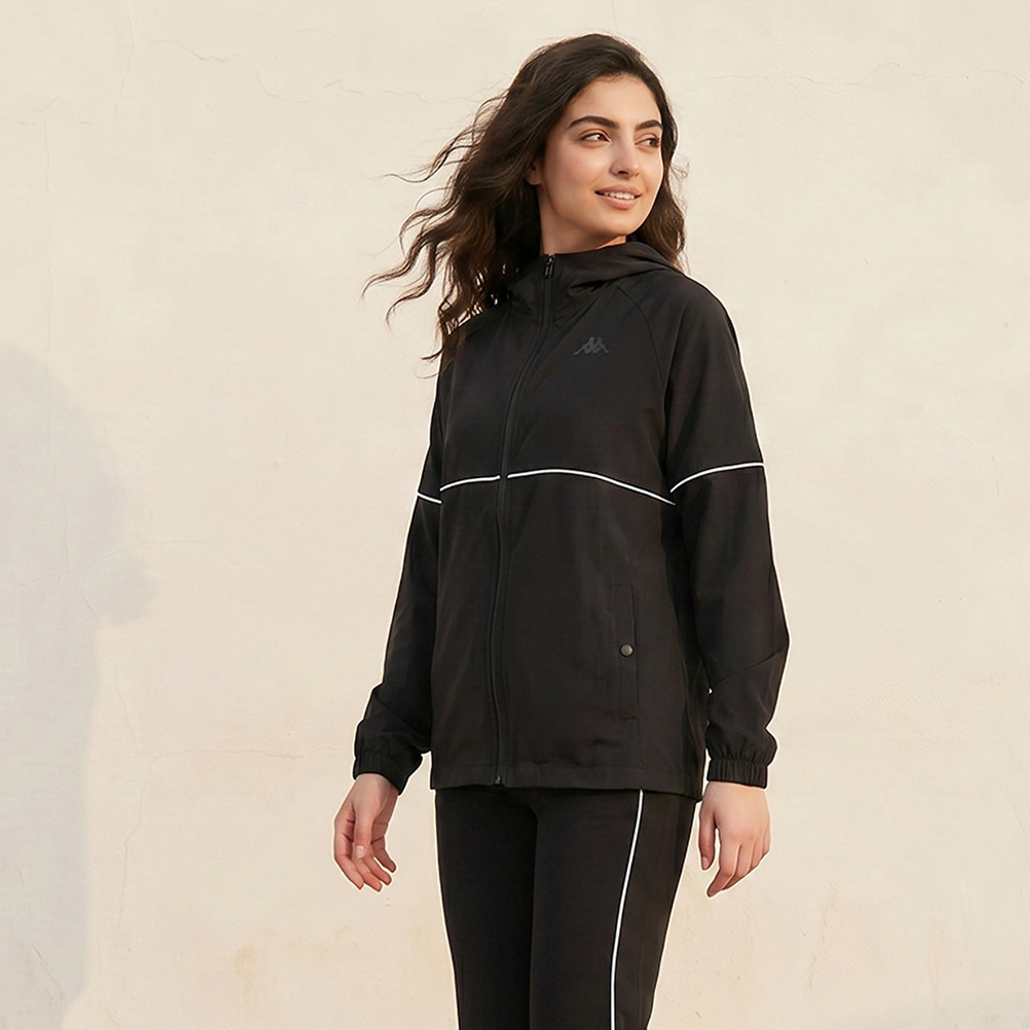 Kappa 2 Way Stretch Zip Through Jacket-sports-women-clothing-coatsandjackets-jackets-image-5