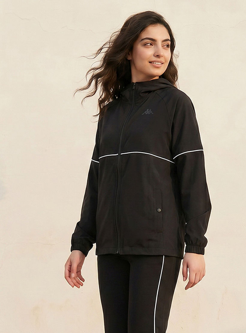 Kappa 2 Way Stretch Zip Through Jacket-sports-women-clothing-coatsandjackets-jackets-image-5