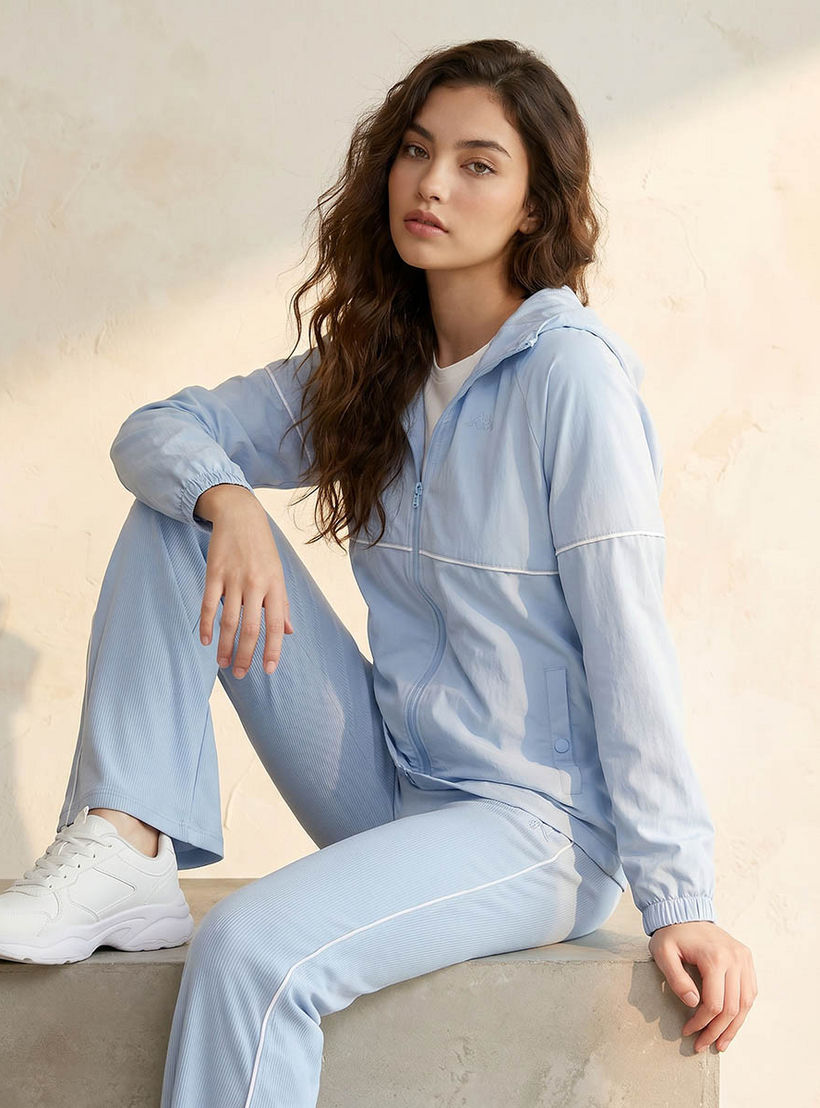 Kappa 2 Way Stretch Zip Through Jacket-sports-women-clothing-coatsandjackets-jackets-image-5