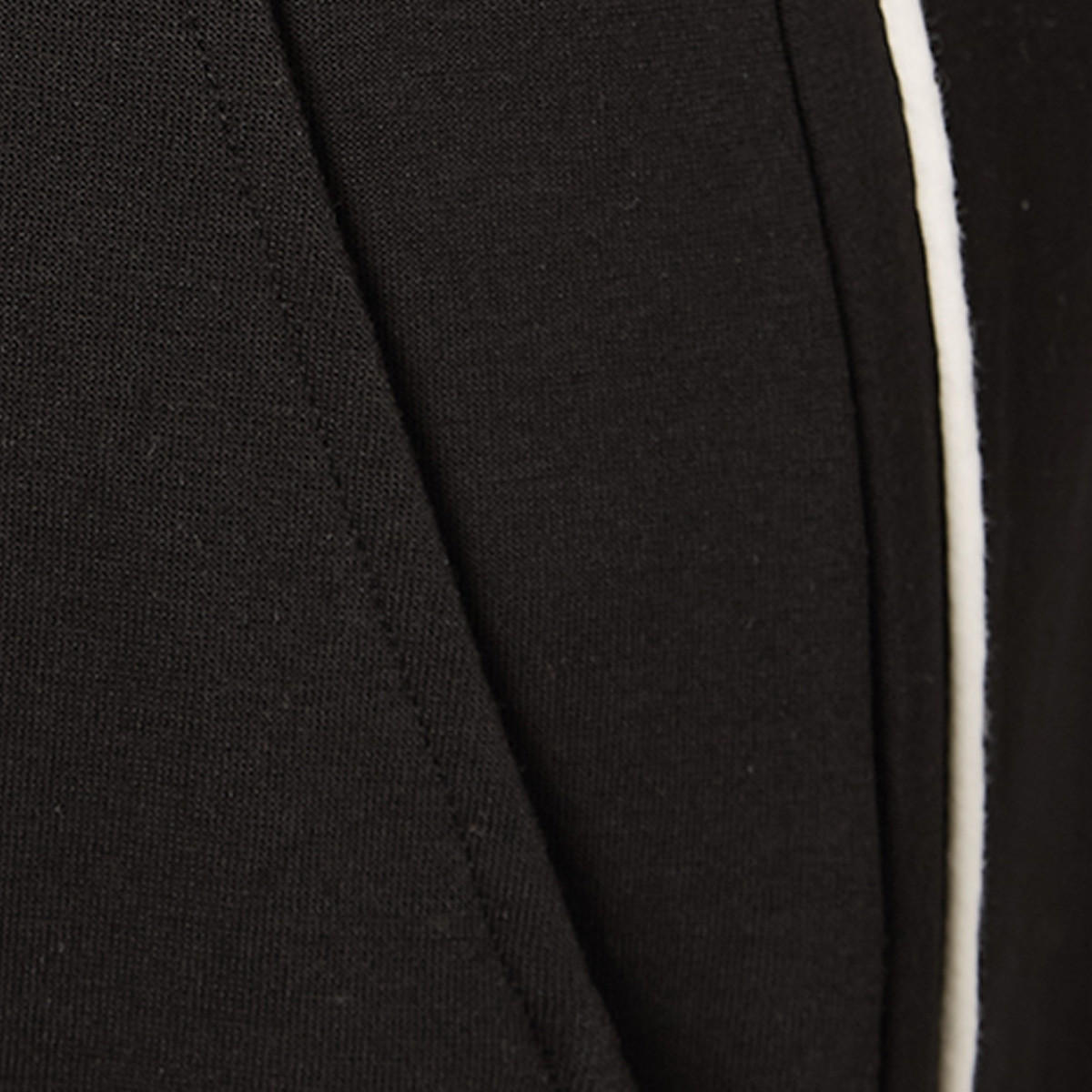 بنطلون رياضي مطاطي بخيوط بارزة من كابا-women-clothing-bottoms-joggers-image-2