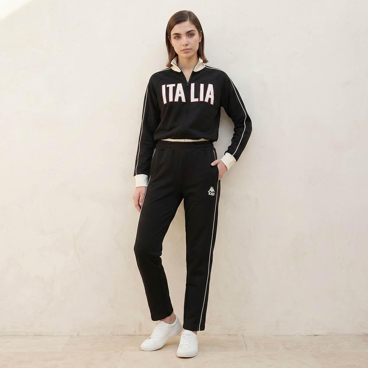 بنطلون رياضي بخصر مطاطي من كابا-women-clothing-bottoms-joggers-image-3
